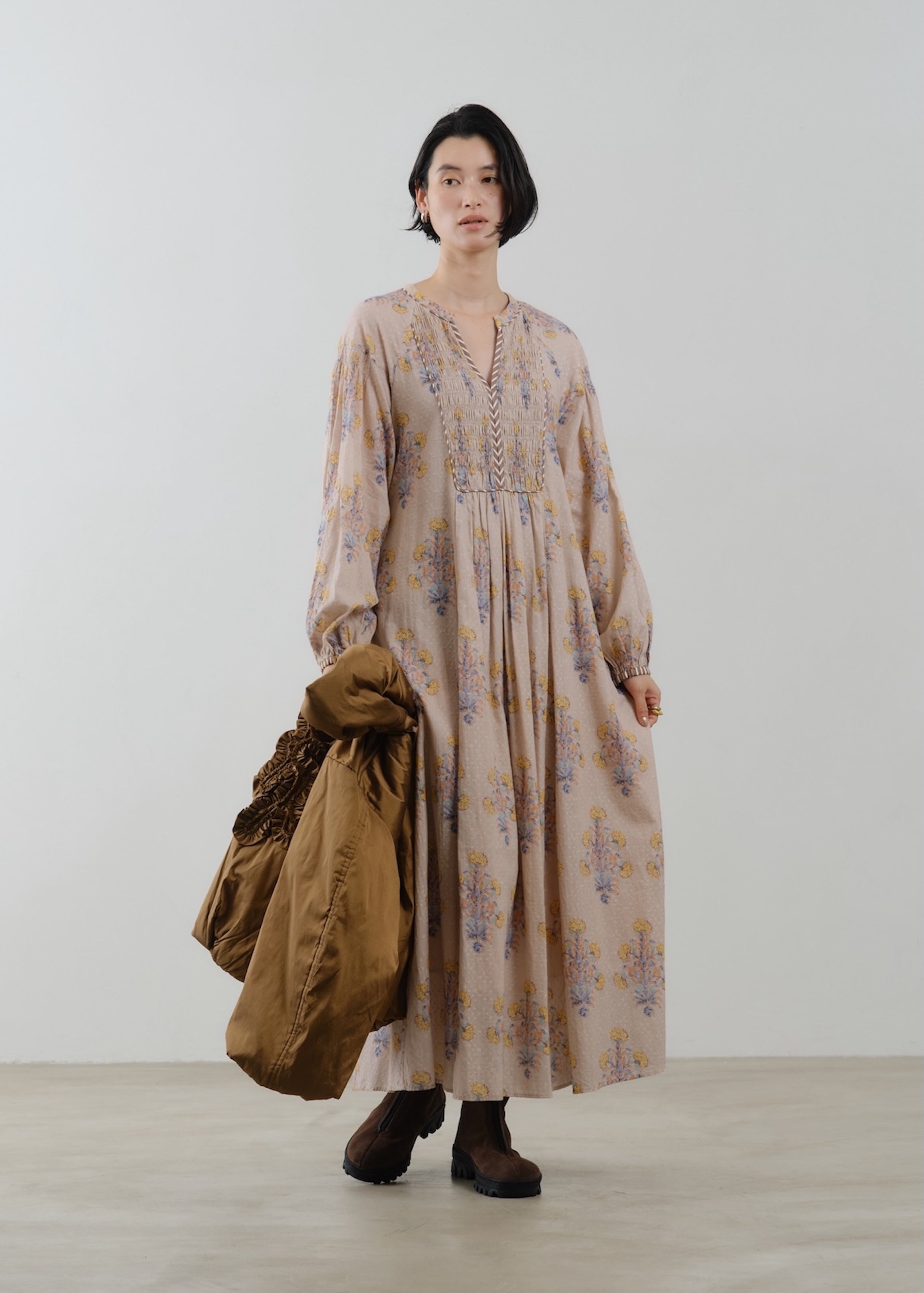 Beige/M 170cm
