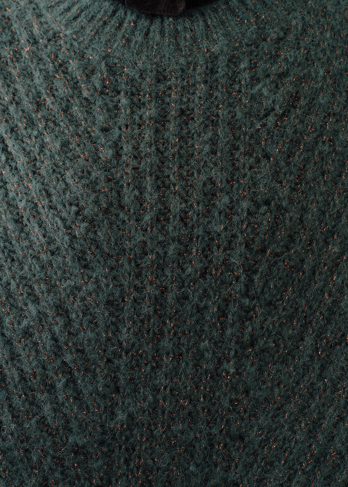 【10/21 10時発売】Alpaca Lurex Rib Knit Poncho