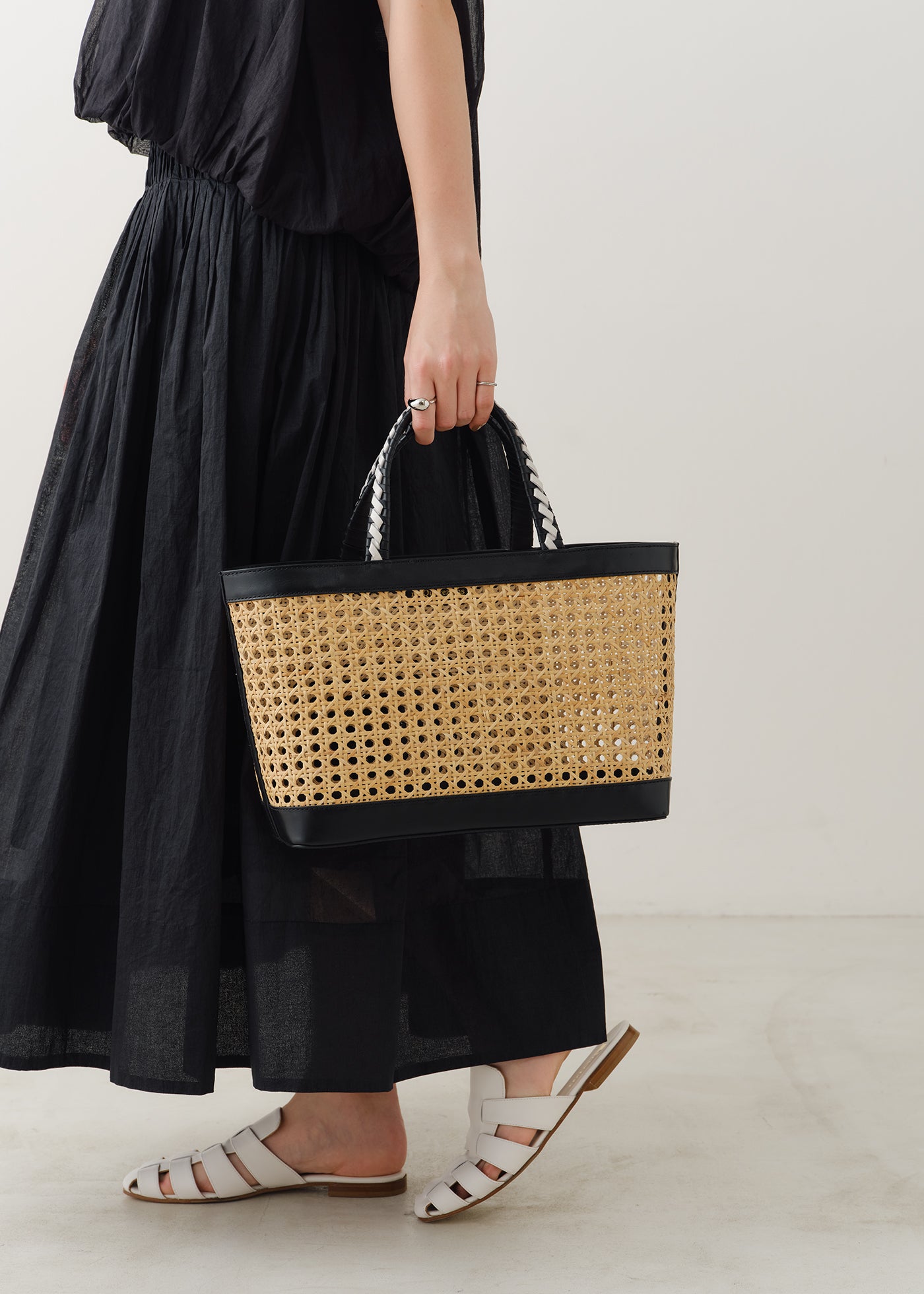 Leather Combi Basket