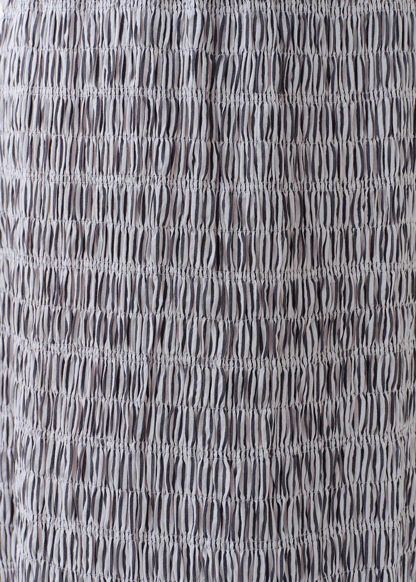 Cotton Poplin Shirring Skirt