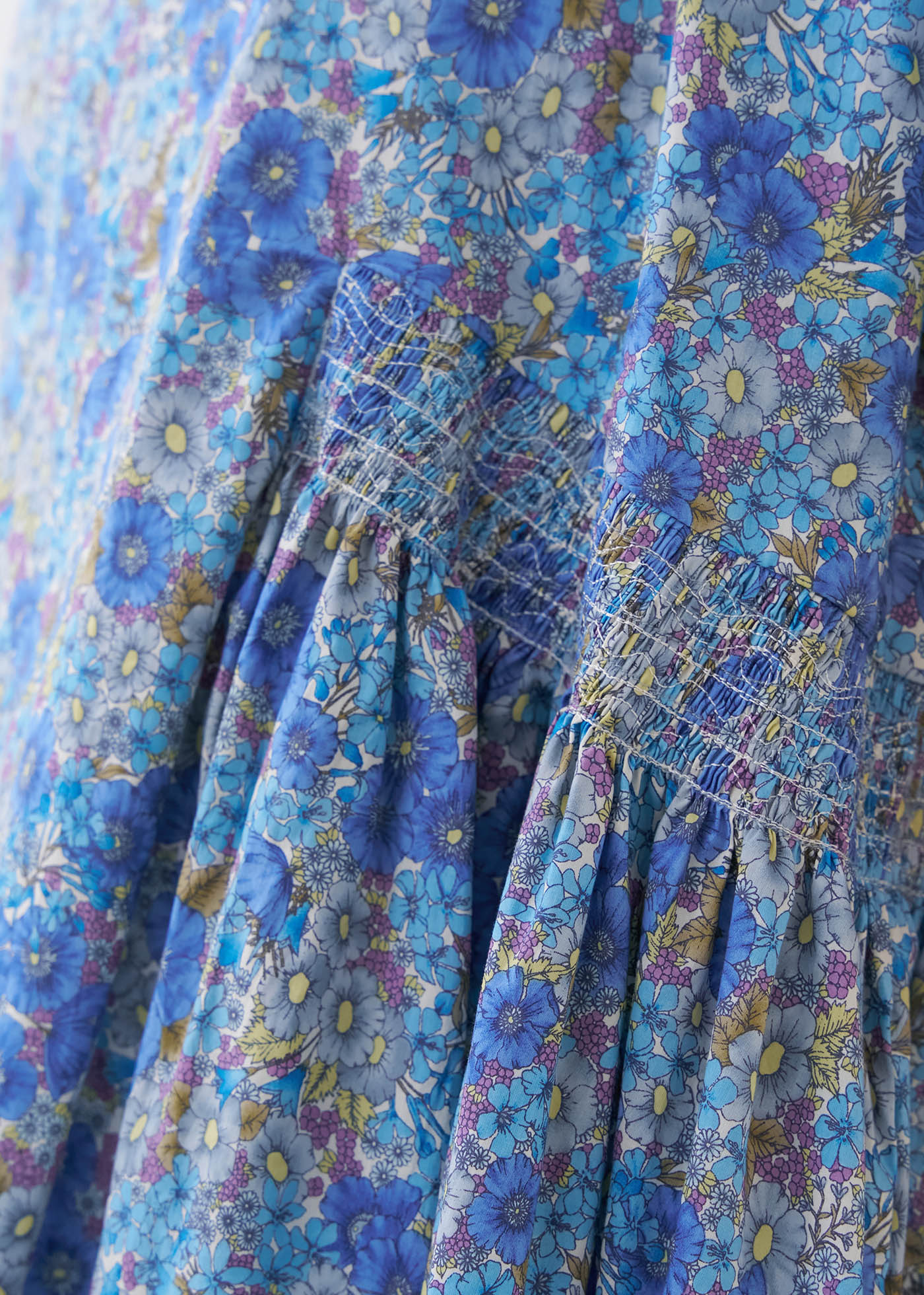 Liberty Print Shirring Blouse