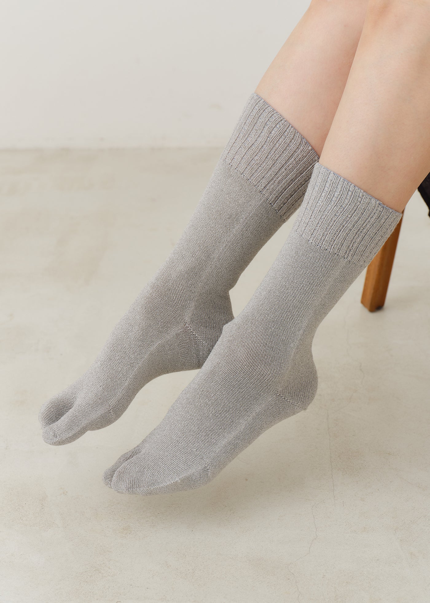 w&fw Glitter Tabi Socks