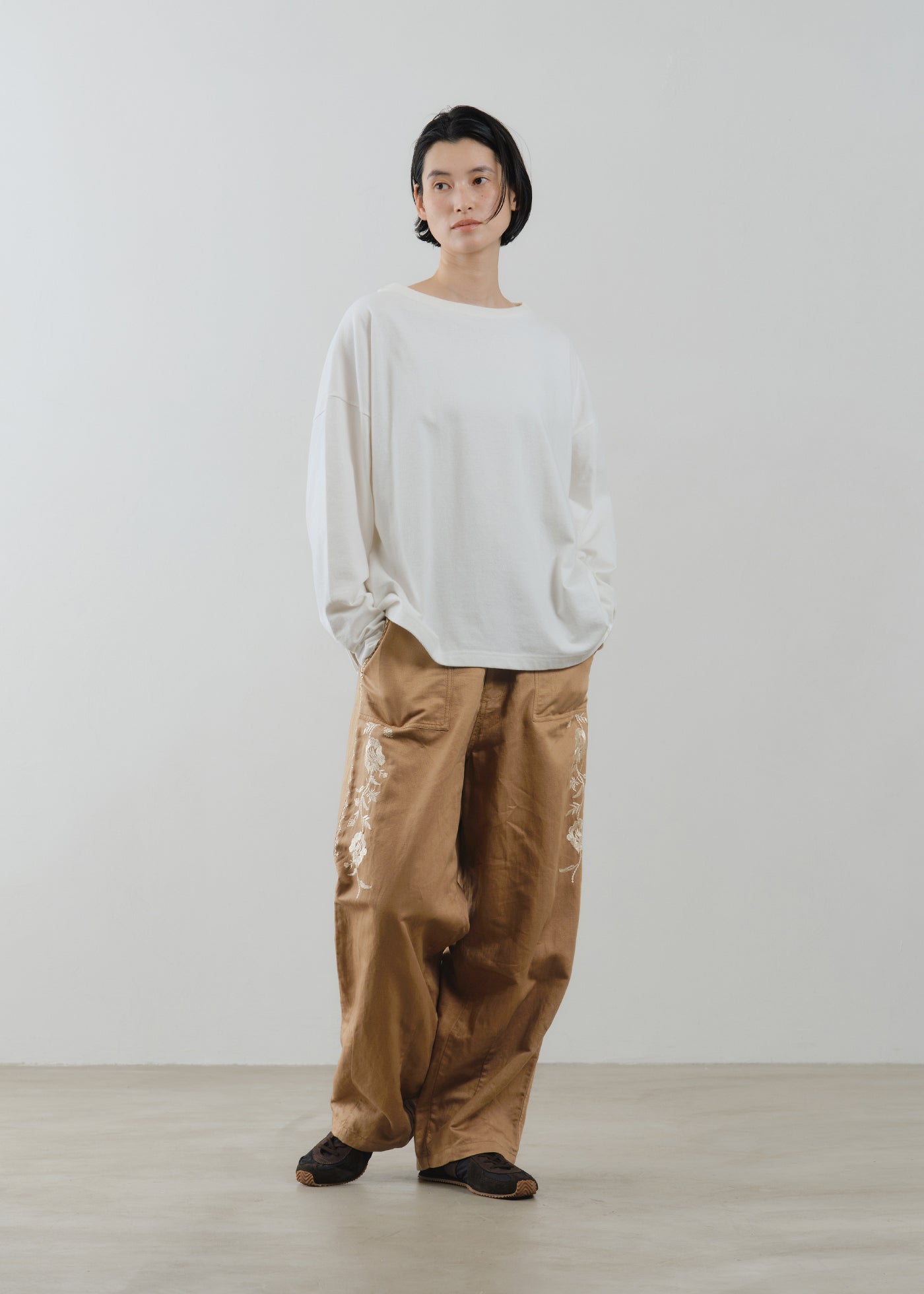 Beige/M 170cm