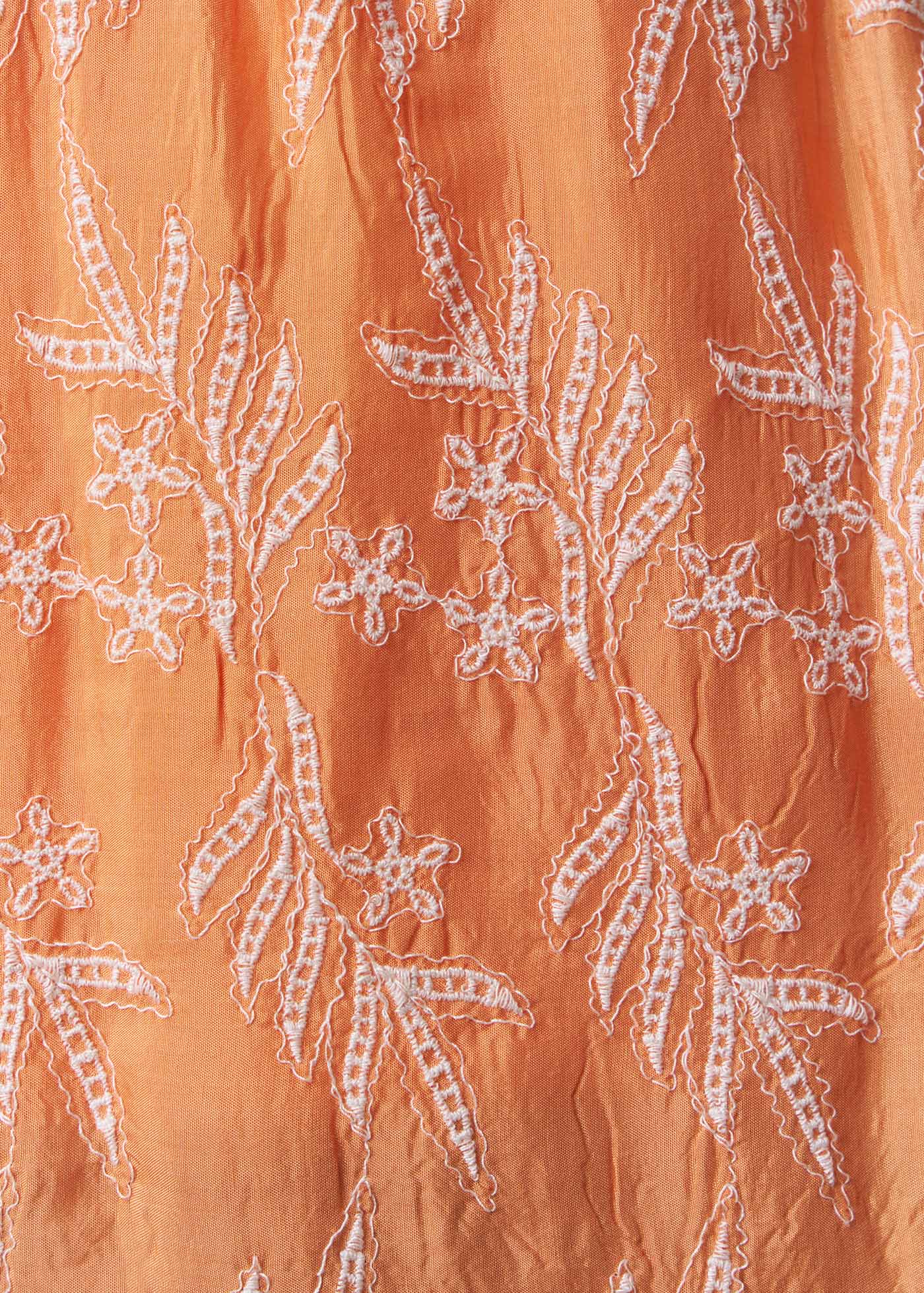 Botanical Embroidery Gather Top