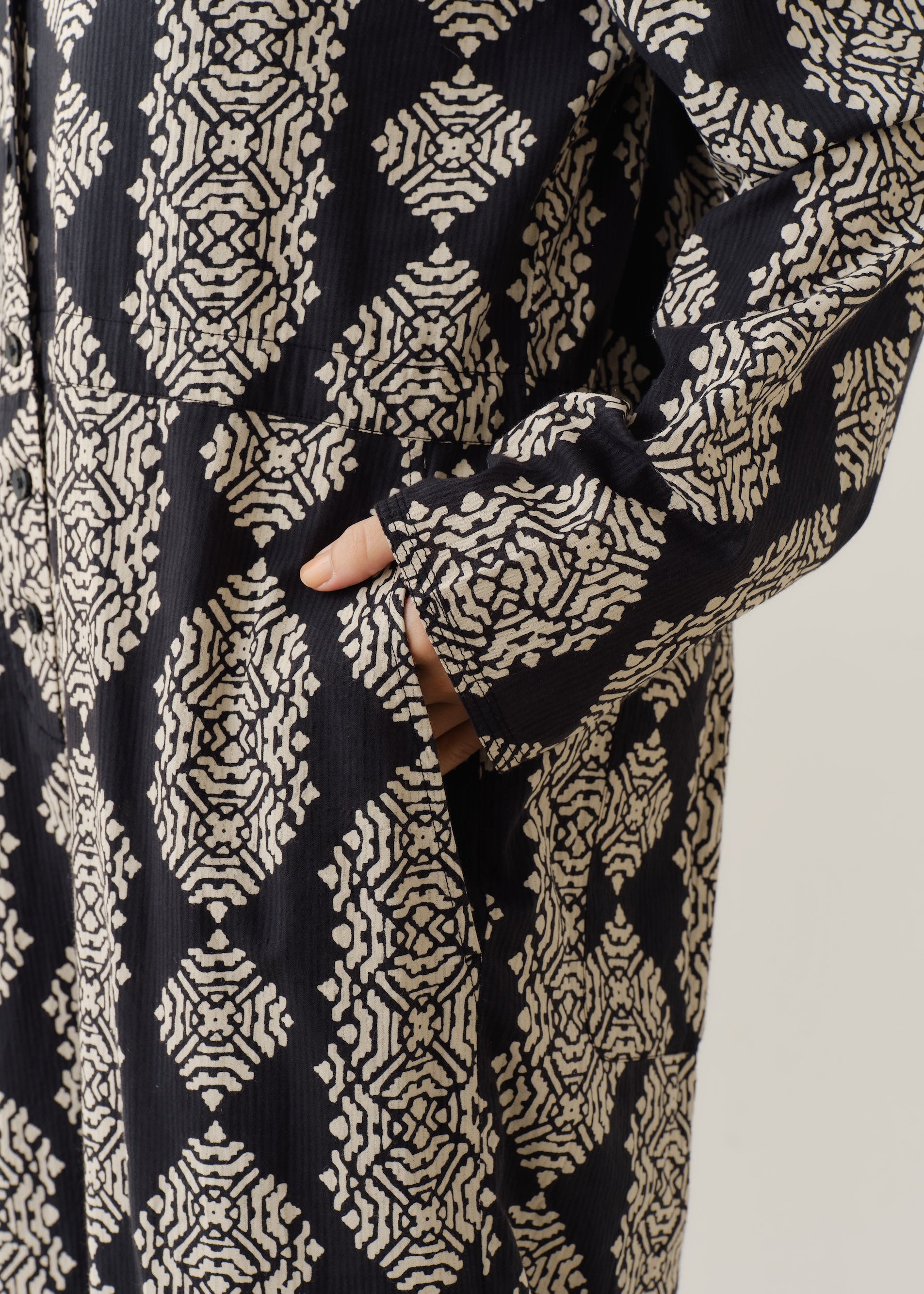 Cotton Geometric Print All In One