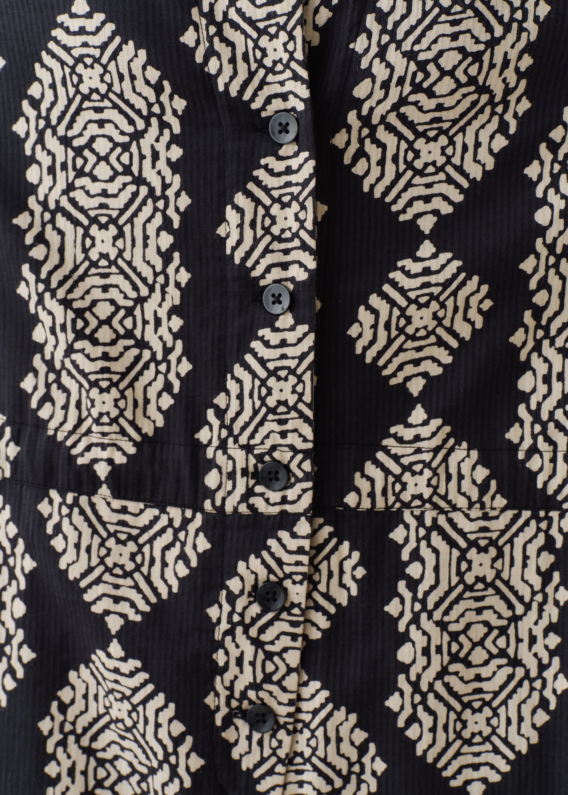 Cotton Geometric Print All In One