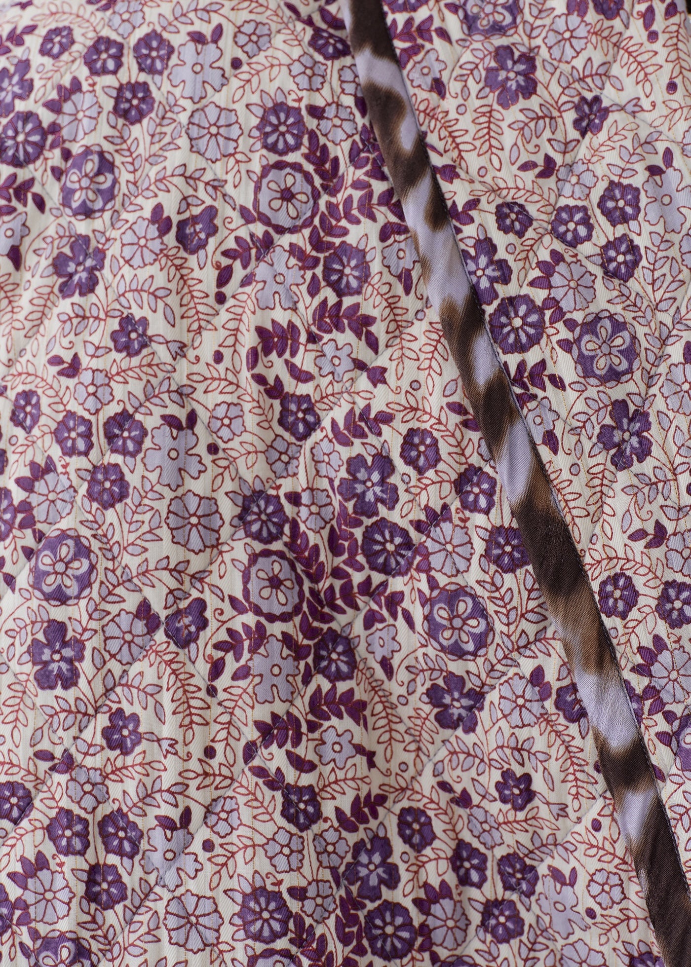 Cotton Jacquard Flower Print Jacket