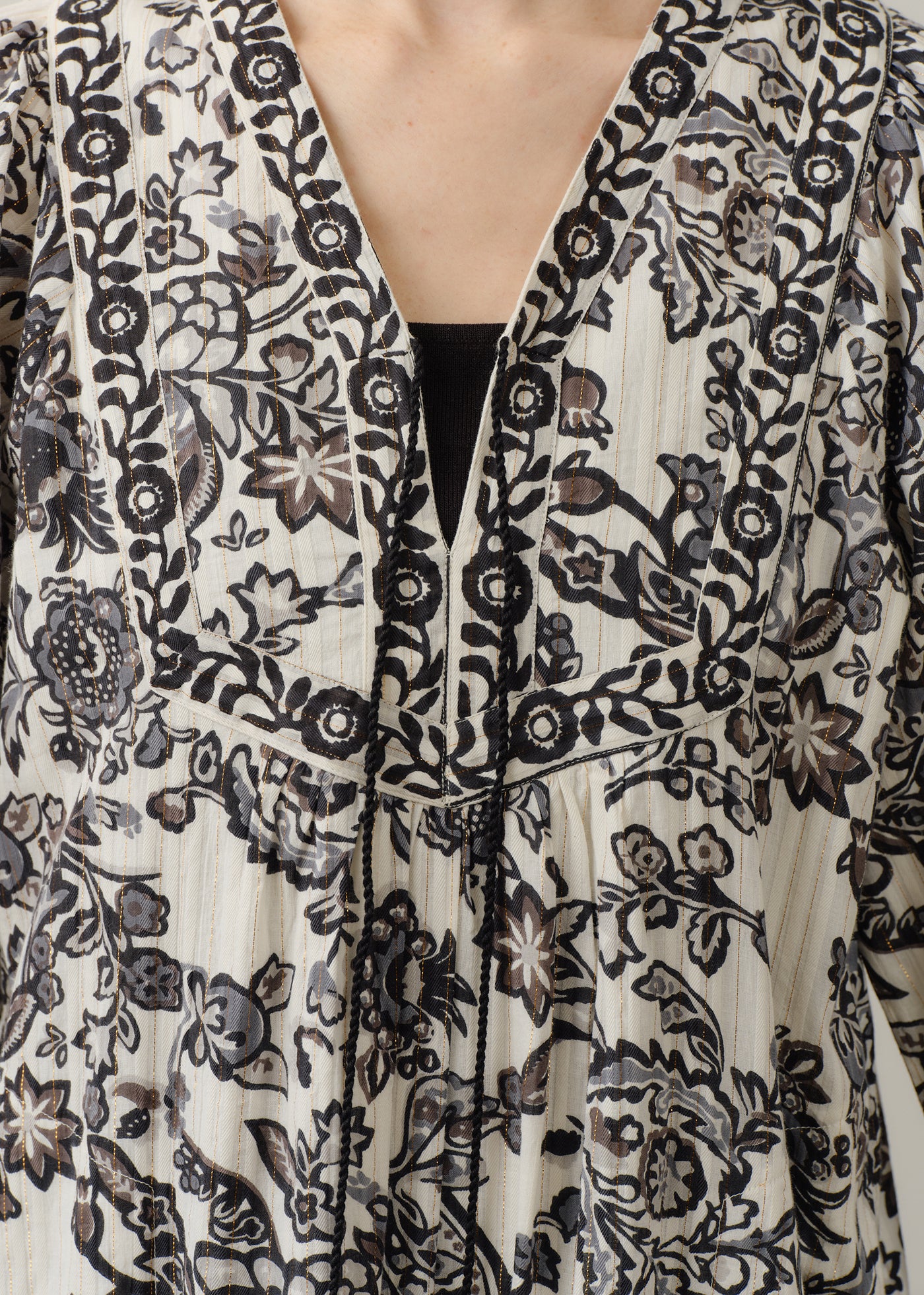 Paisley Flower Print Dress