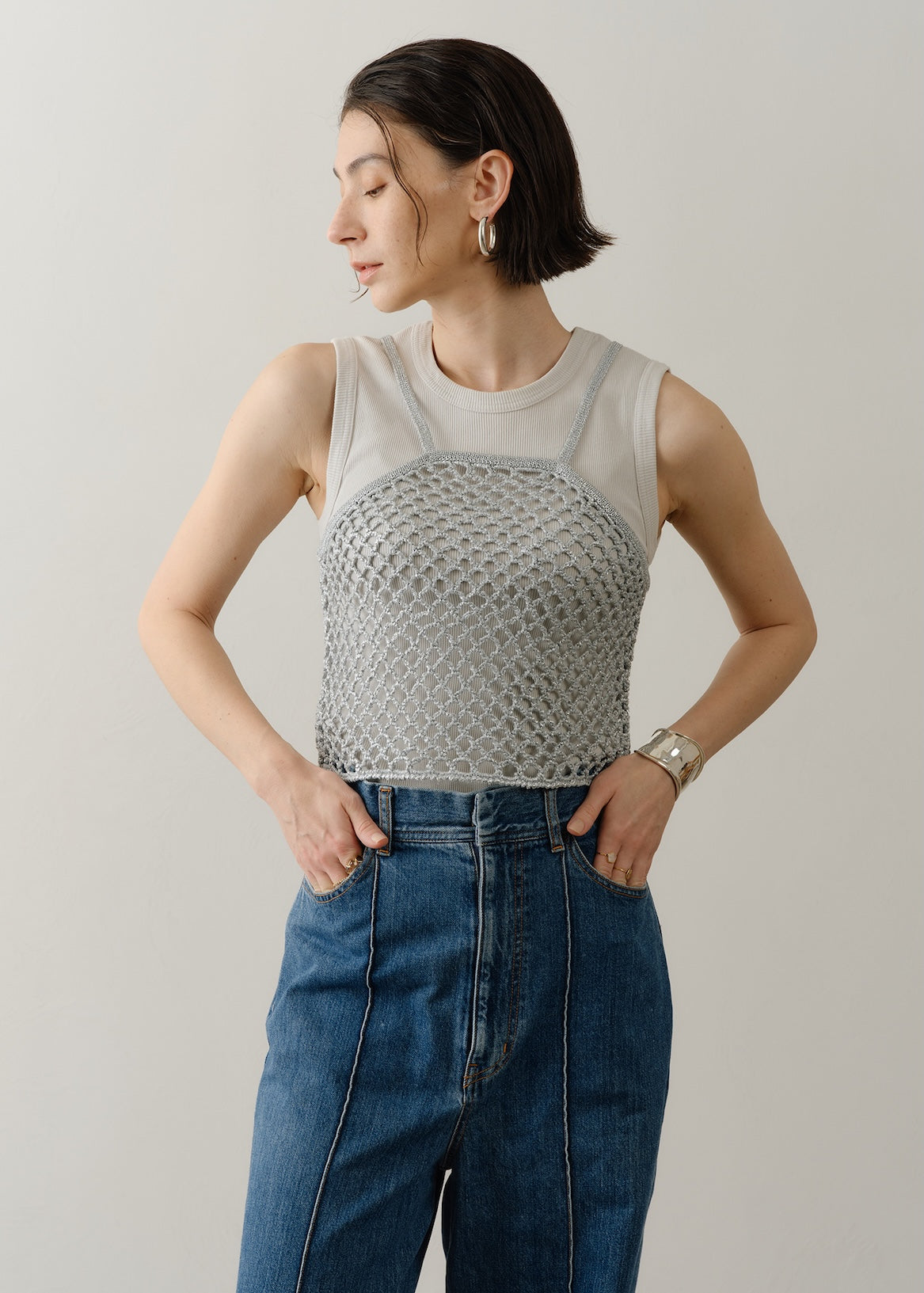 Silver/Free 168cm