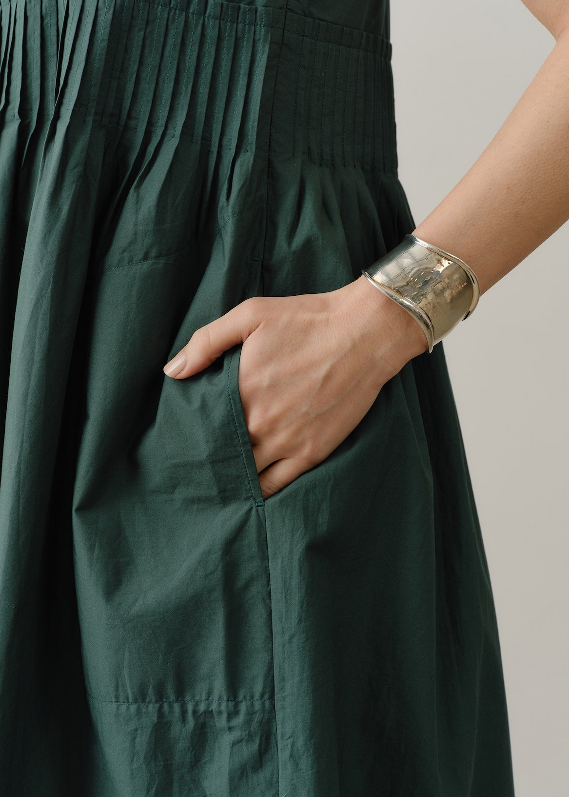 Poplin Shoulder Strap Dress