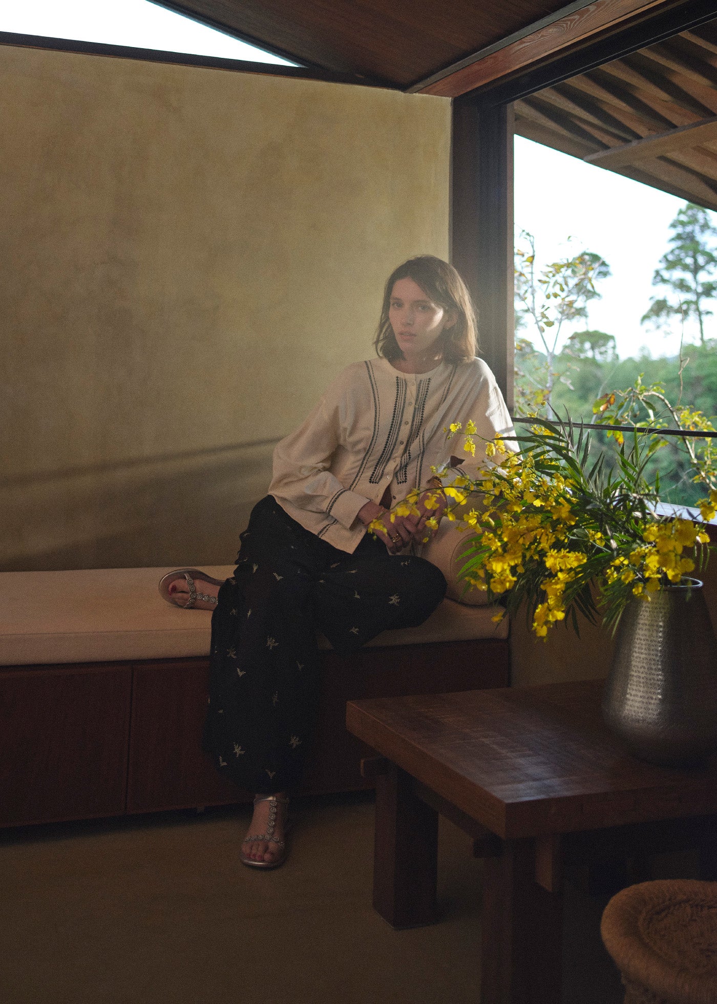 Circle Bijoux Ankle Strap Sandal