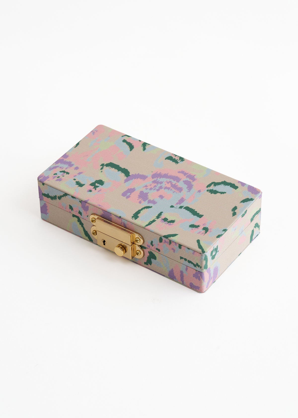【10/28 10時発売】Poly Dupion Flower Print Jewelry Box Extra Small