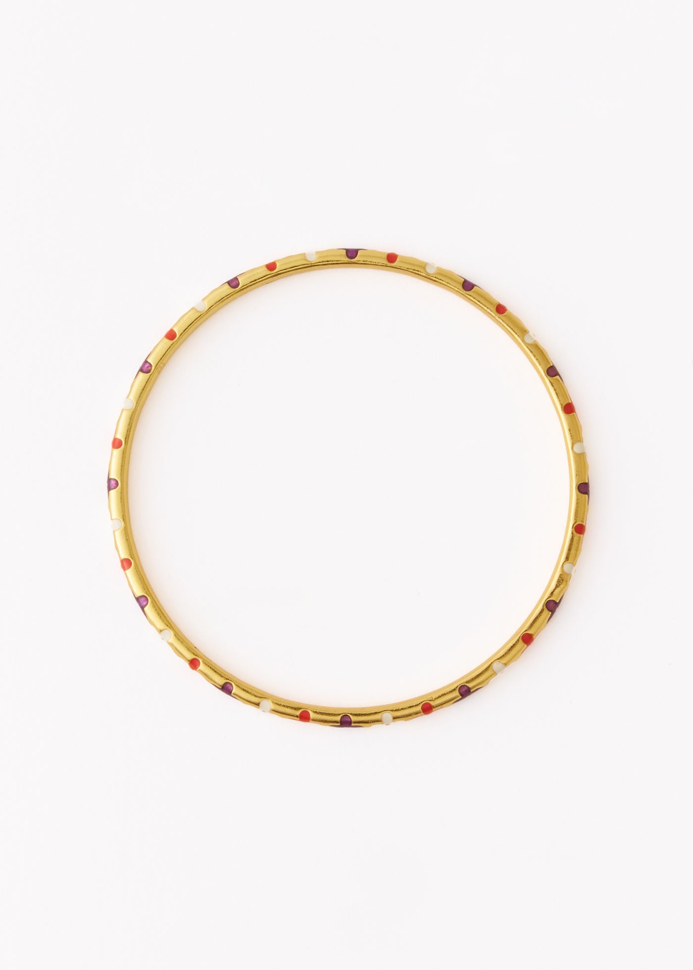 Flower Enamel Bangle