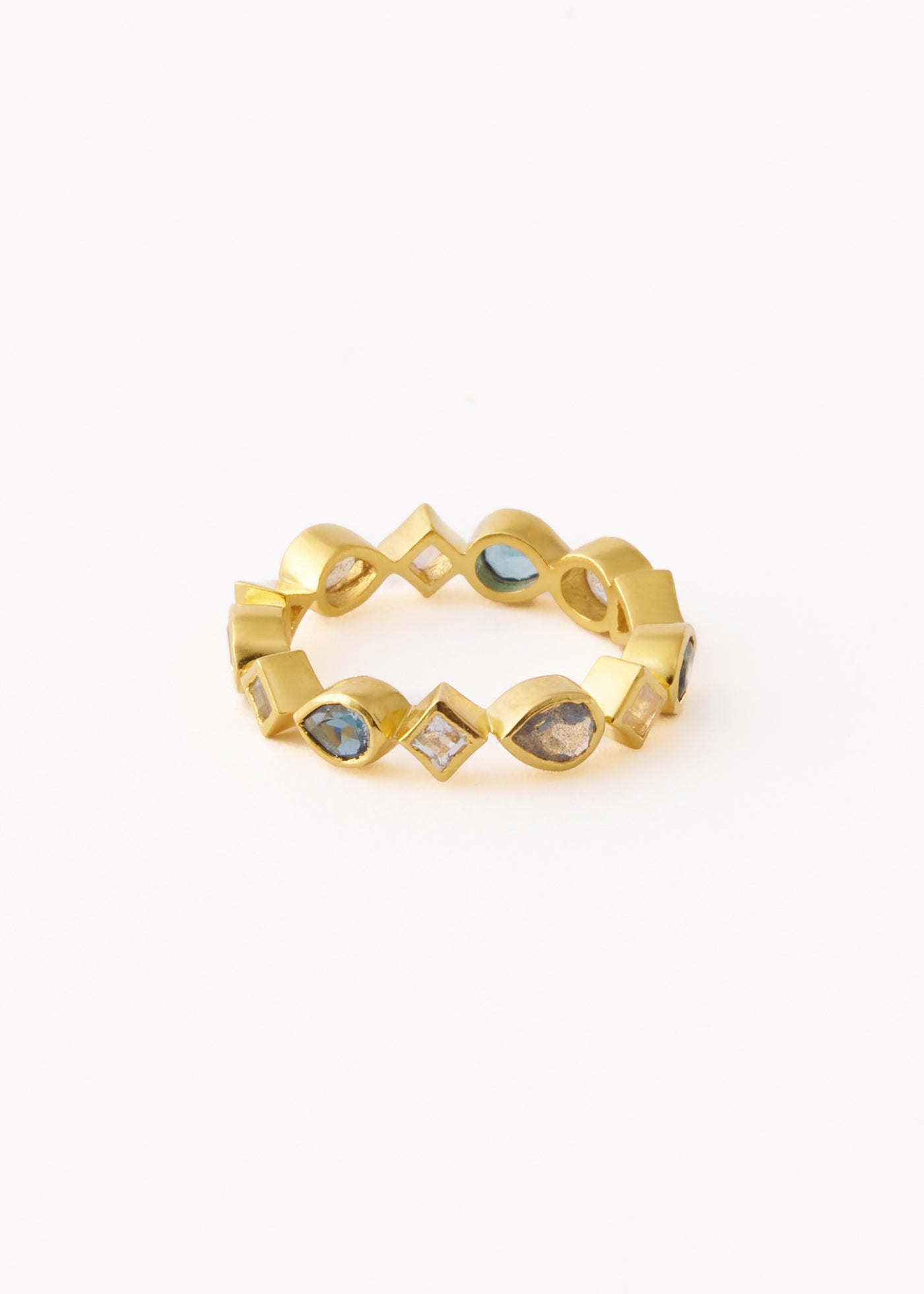 Multi Gem Eternity Ring