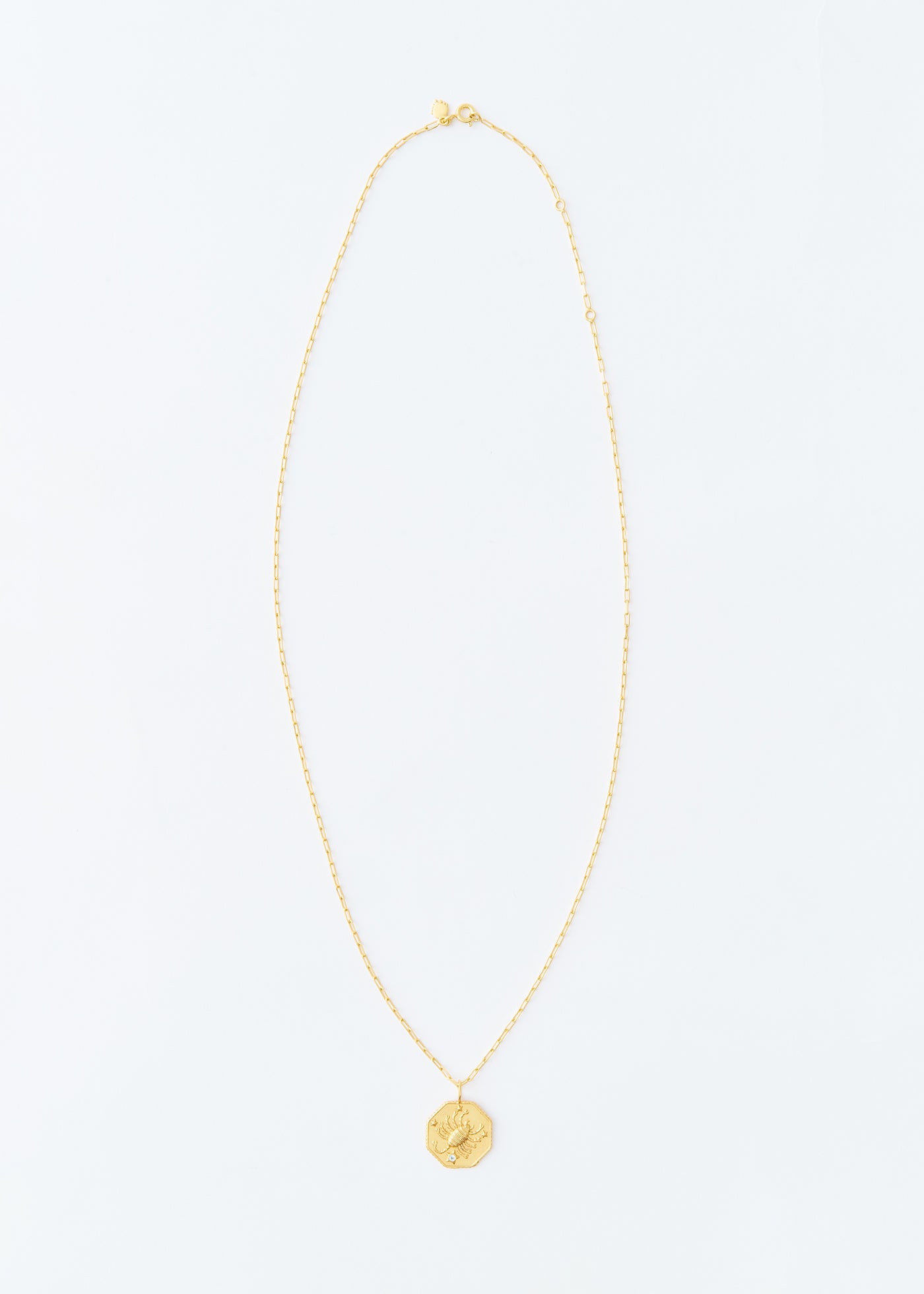 【12/10 10時発売】Astro Sign Plate Necklace SCORPIO - 蠍座 -