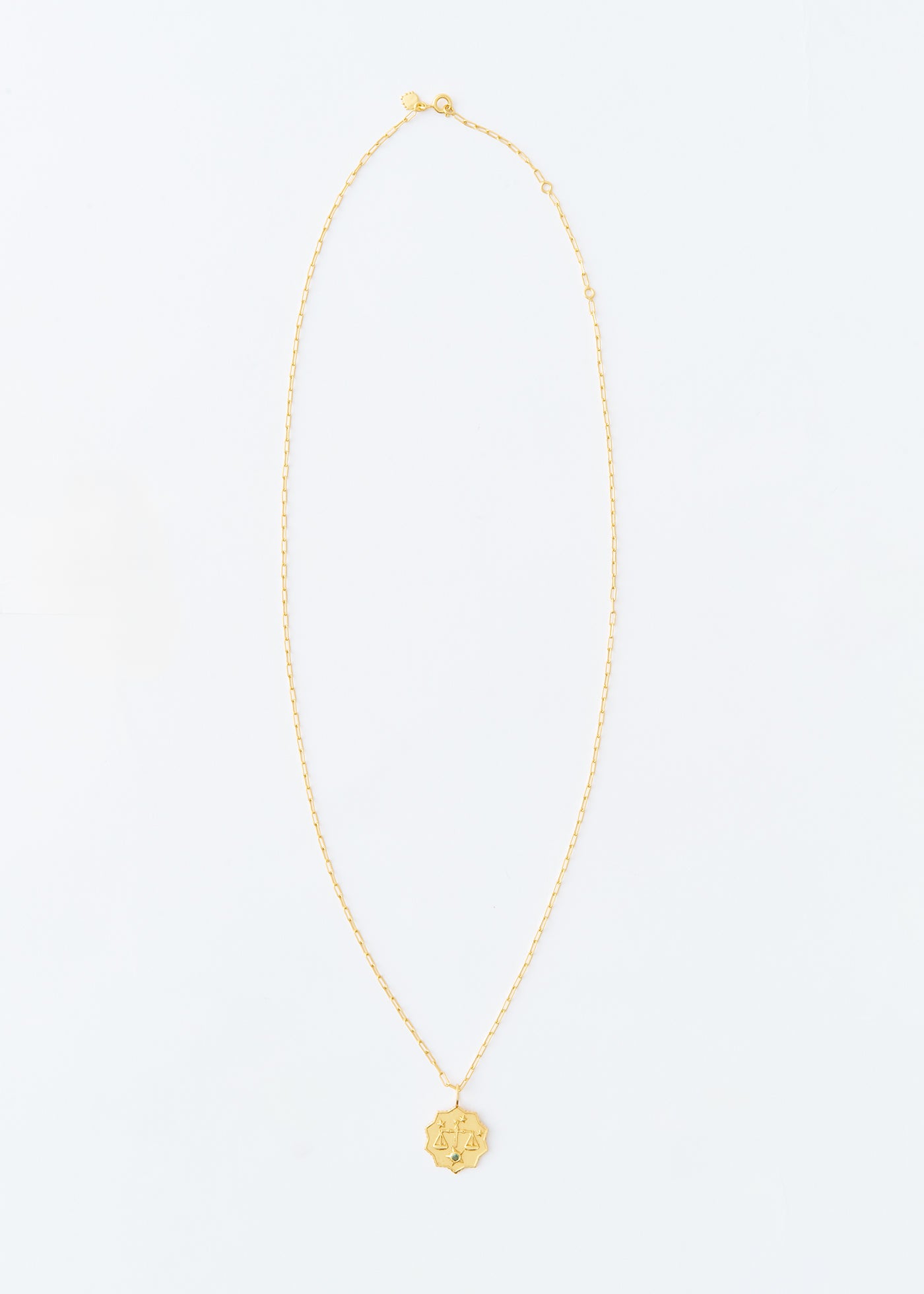 Astro Sign Plate Necklace LIBRA - 天秤座 -