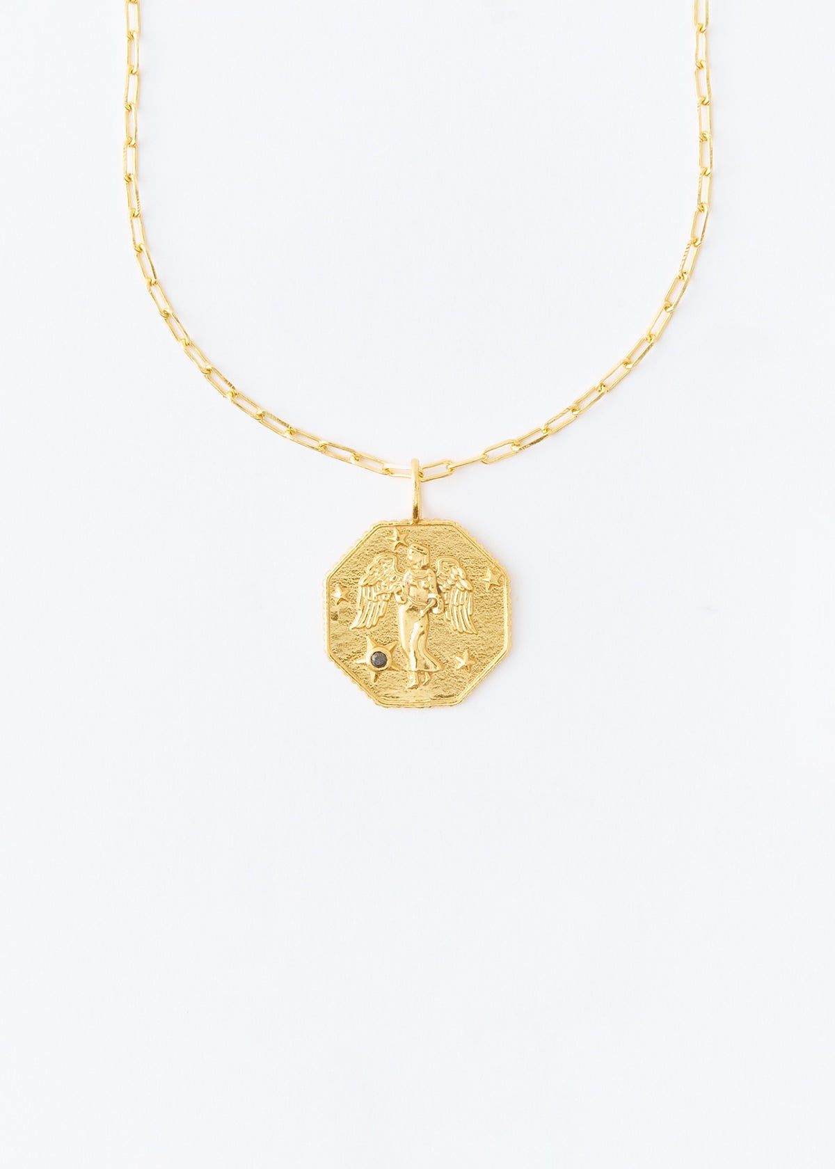 Astro Sign Plate Necklace VIRGO - 乙女座 | Pasand by ne Quittez 