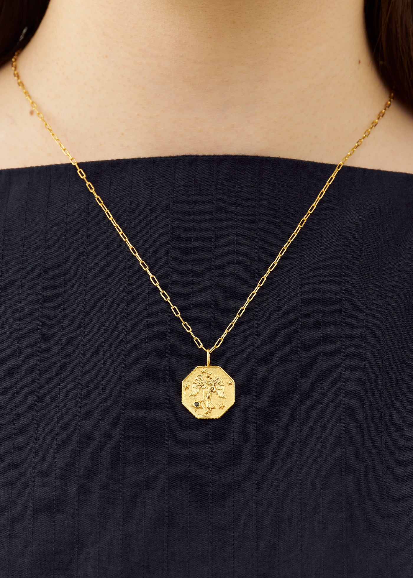 Astro Sign Plate Necklace VIRGO - 乙女座