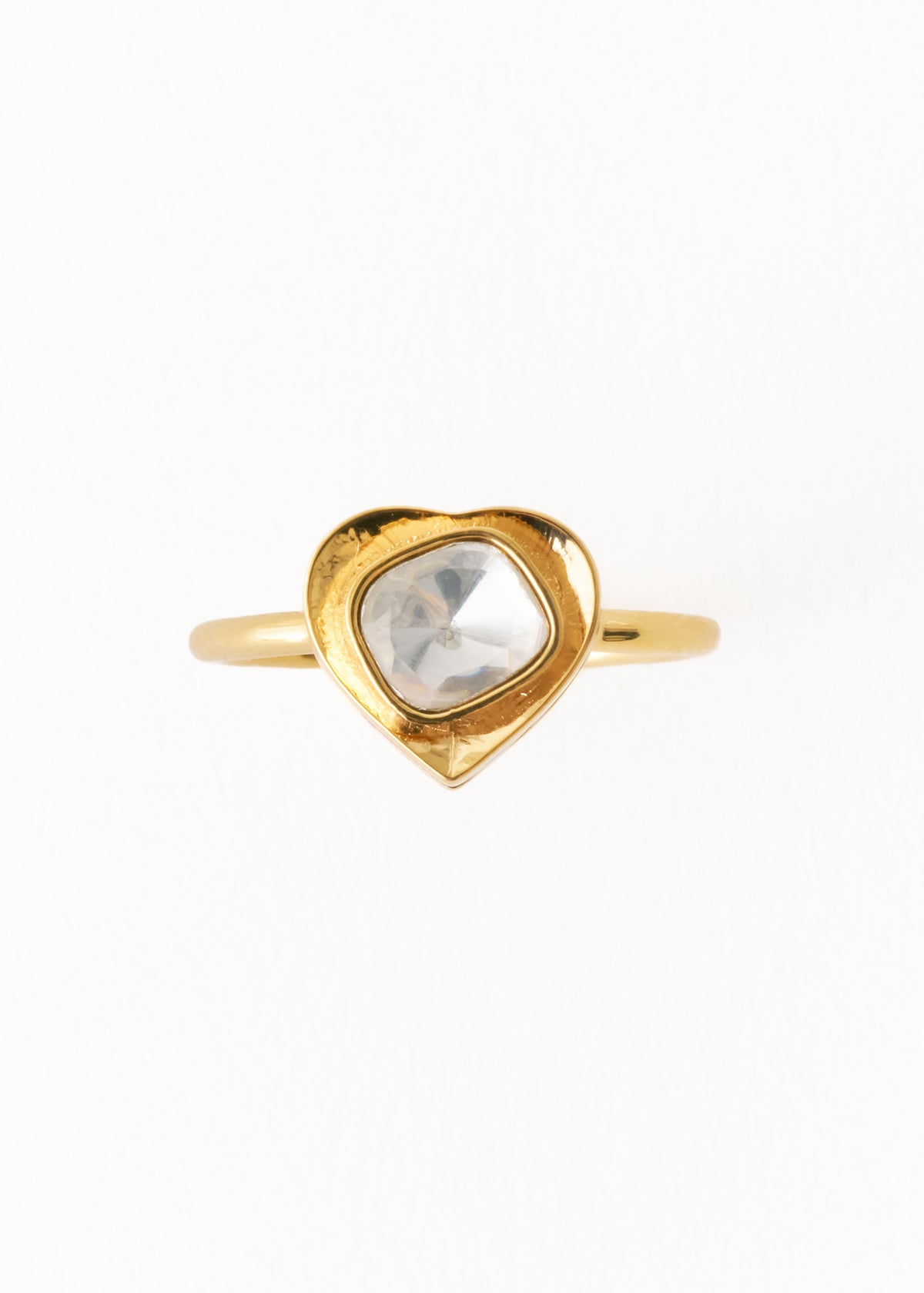 Moissanite Heart Polki Ring | Pasand by ne Quittez pas | パサン 