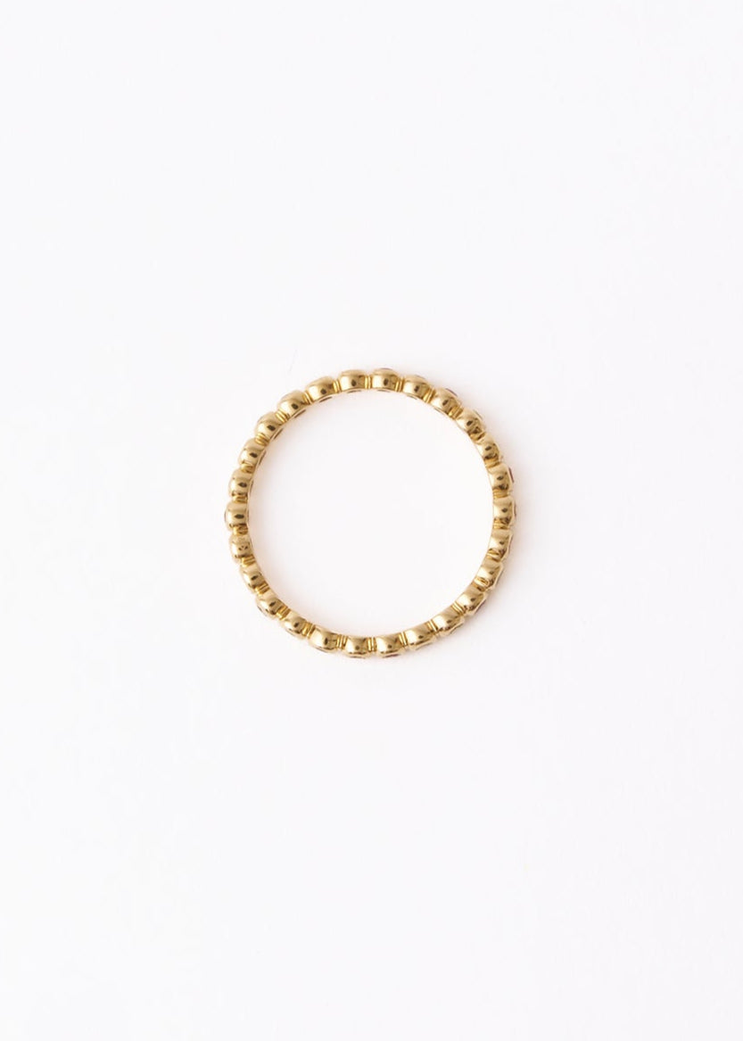 Tiny Gem Eternity Ring
