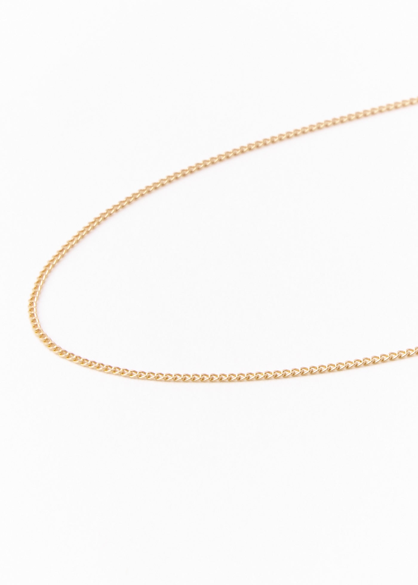 Thin Curve Chian Necklace