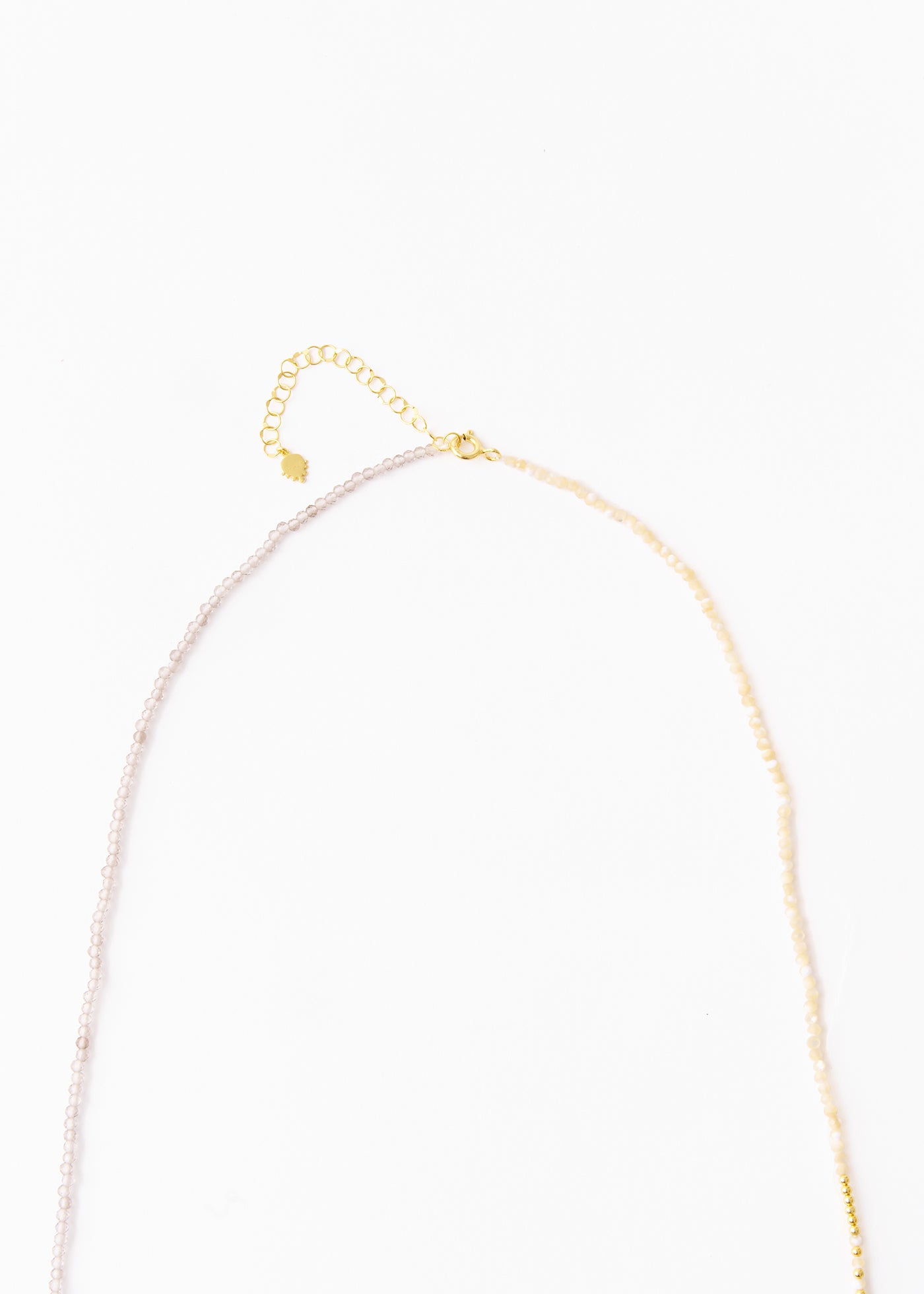 Mother Of Pearl & Multi Beads Long Necklace