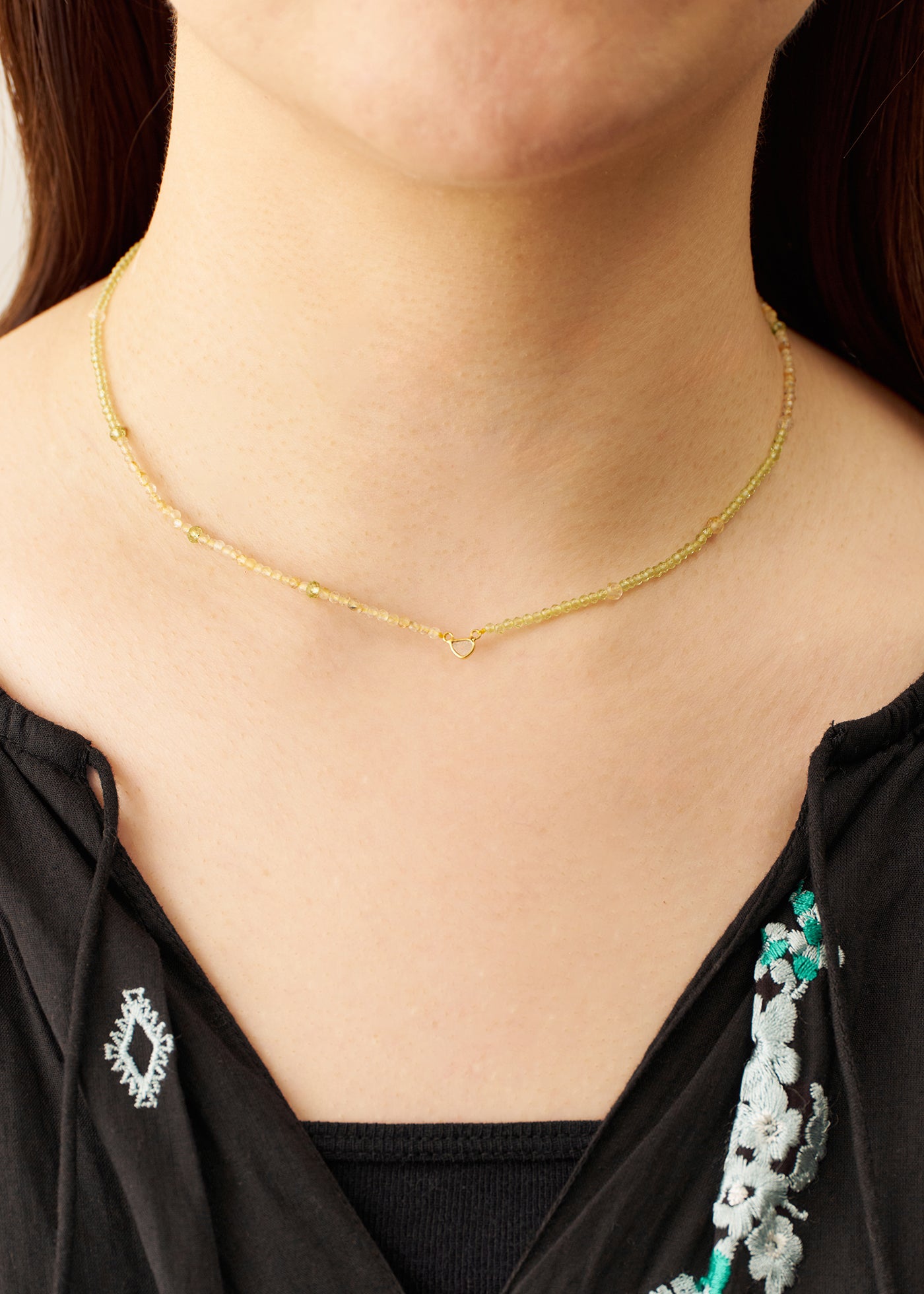 Chandra Beads Necklace Diamond