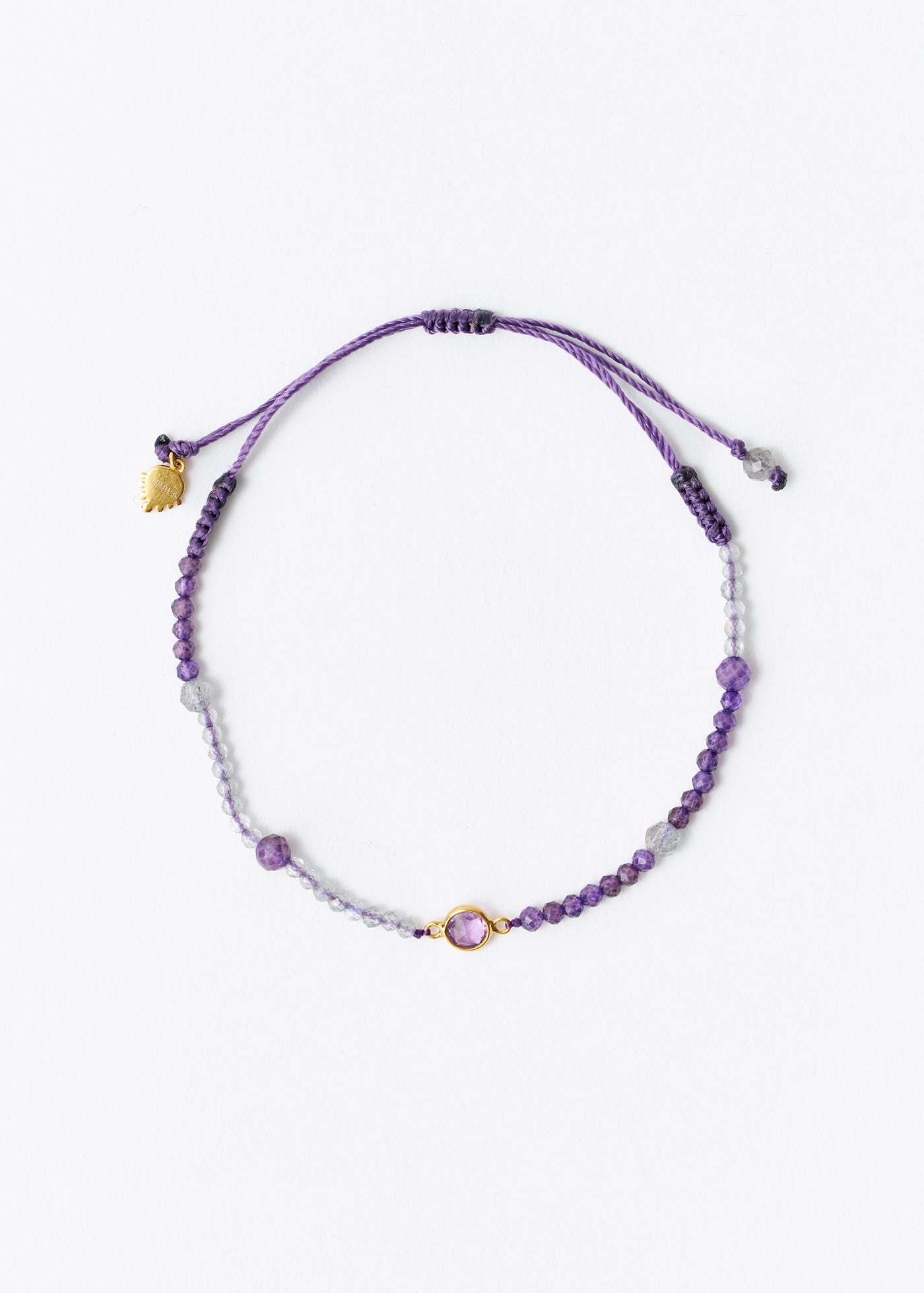 Chandra Beads Bracelet Amethyst