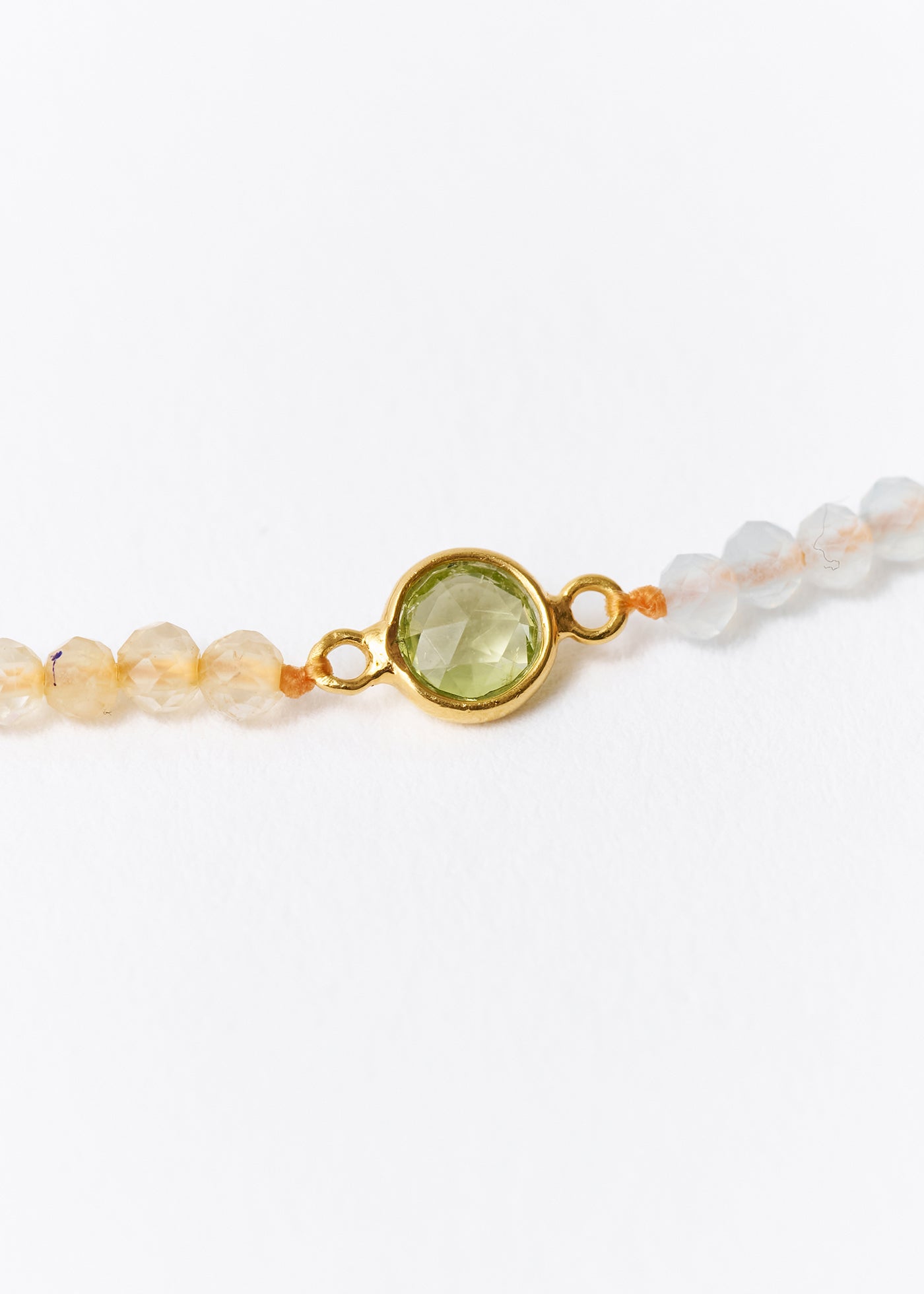 Chandra Beads Necklace Peridot
