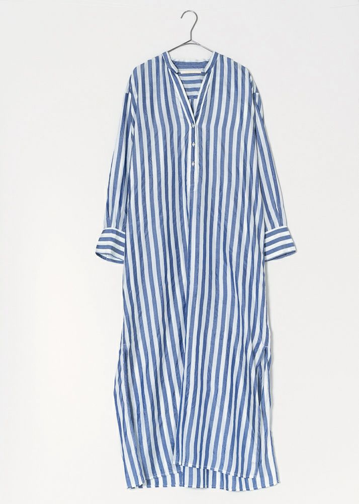 Silk Stripe Kurta Dress