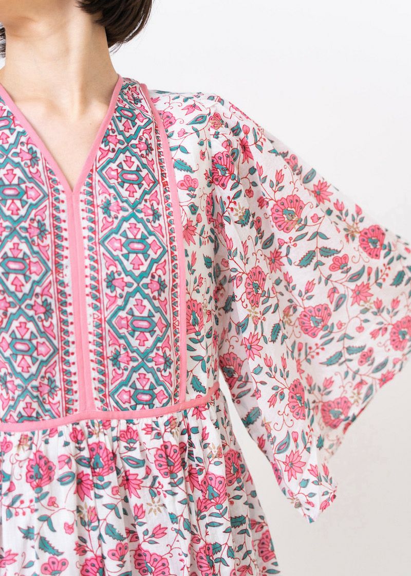 Ethnic Print Flare Sleeve Dress | Pasand by ne Quittez pas