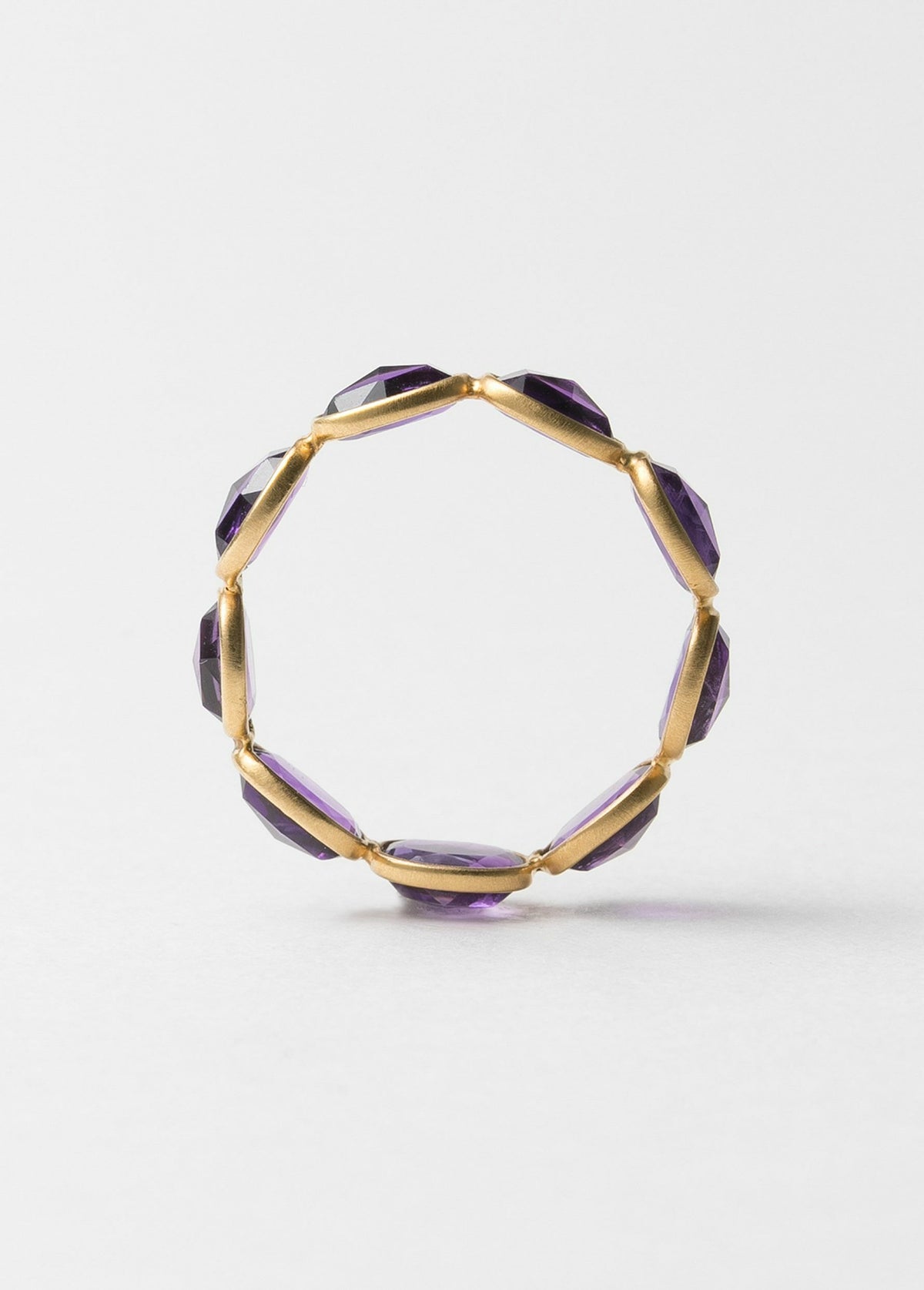 Amethyst Slice Stone Eternity