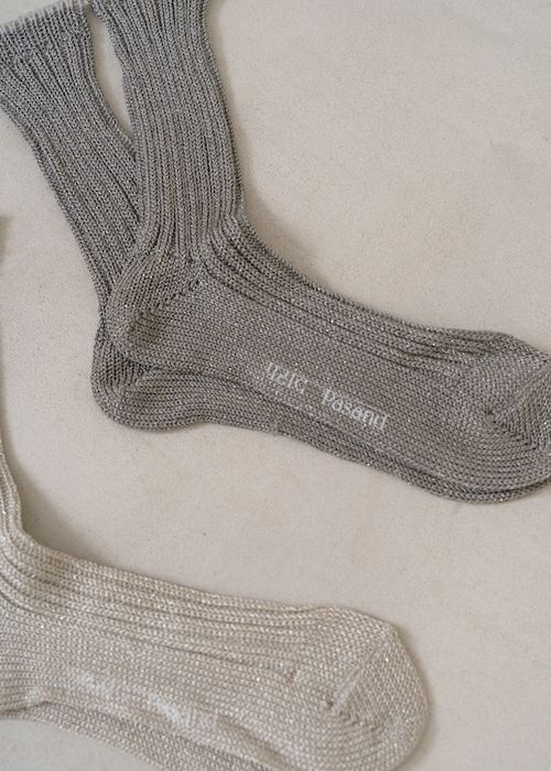 2sets of Sheere Lame Socks