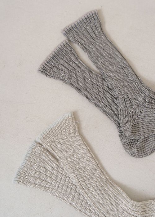 2sets of Sheere Glitter Socks | Pasand by ne Quittez pas | パサン