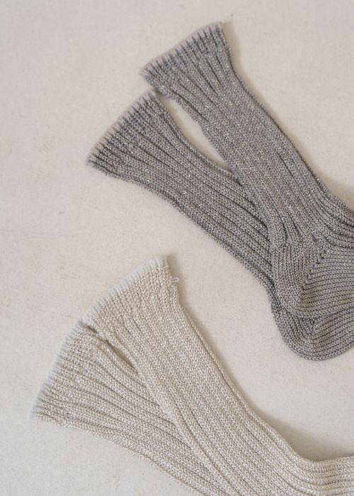 2sets of Sheere Lame Socks