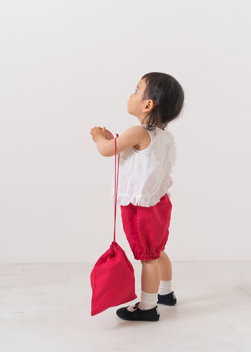 Kids Pumpkin Pants With Pouch | Pasand by ne Quittez pas | パサン 