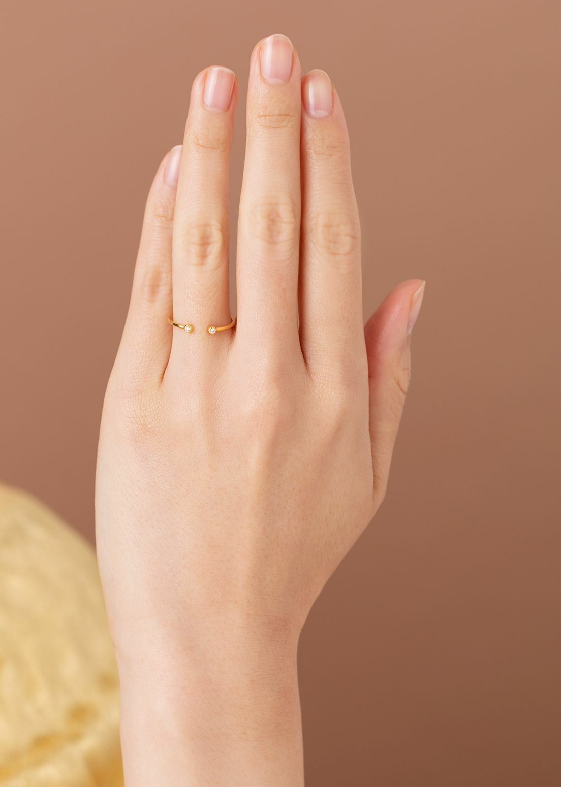 Tiny Diamond Gem Stacking Open Ring | Pasand by ne Quittez pas ...