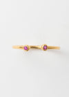 Ruby Tiny Gem Stacking Open Ring