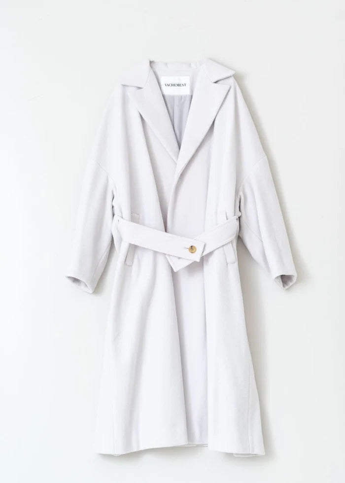 SUPER140 Melton long coat