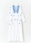 Chikan Embroidery Panel Dress