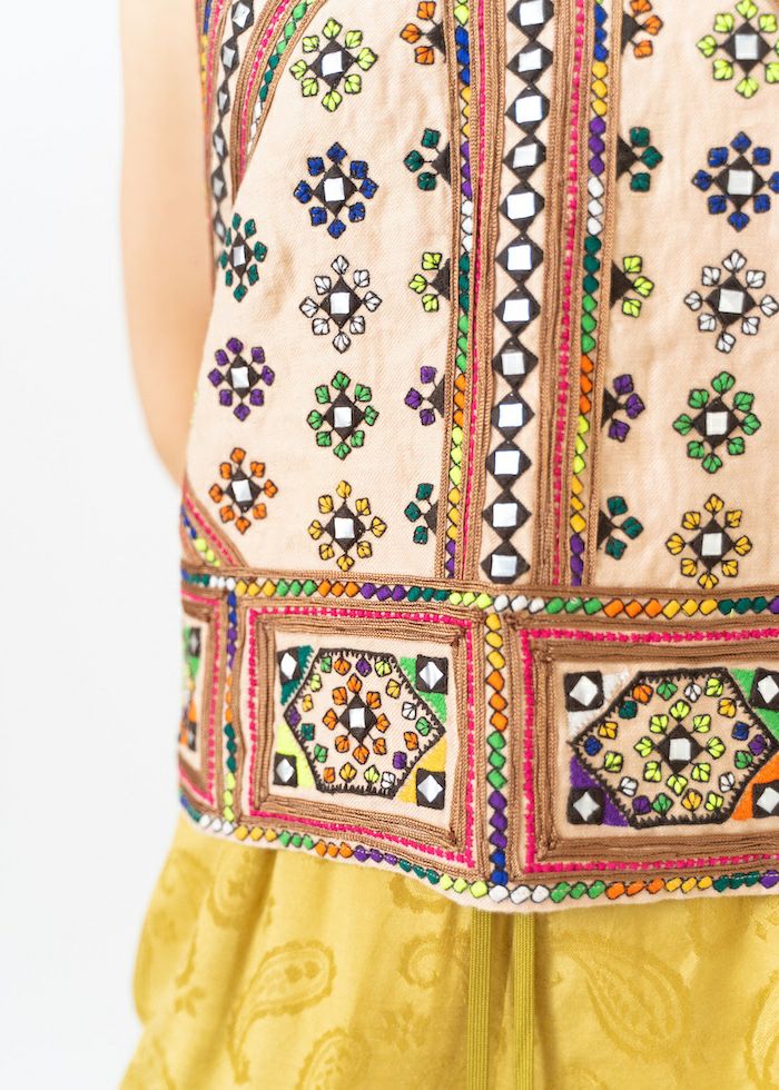 Mirror Embroidery Top