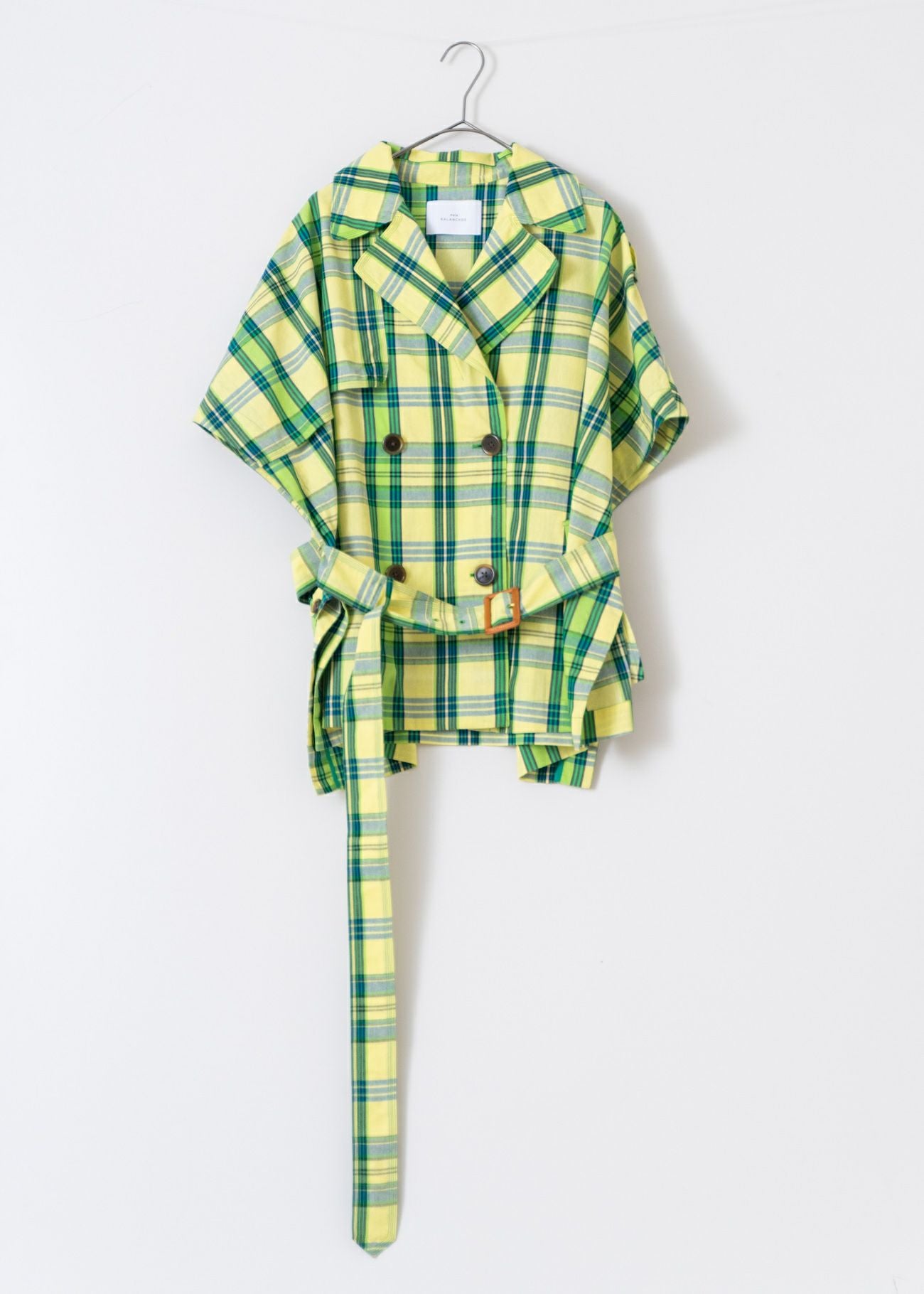 Heavy Madras Check Short Jacket