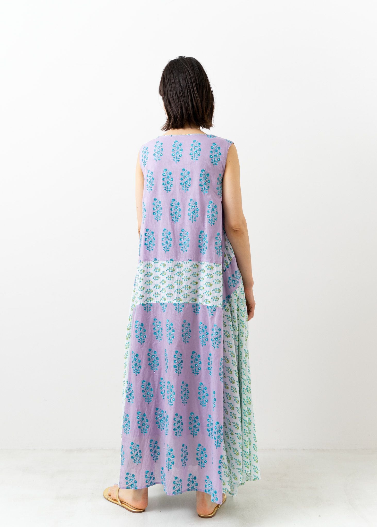 Combination Ethnic Print Nsv Dress | Pasand by ne Quittez pas