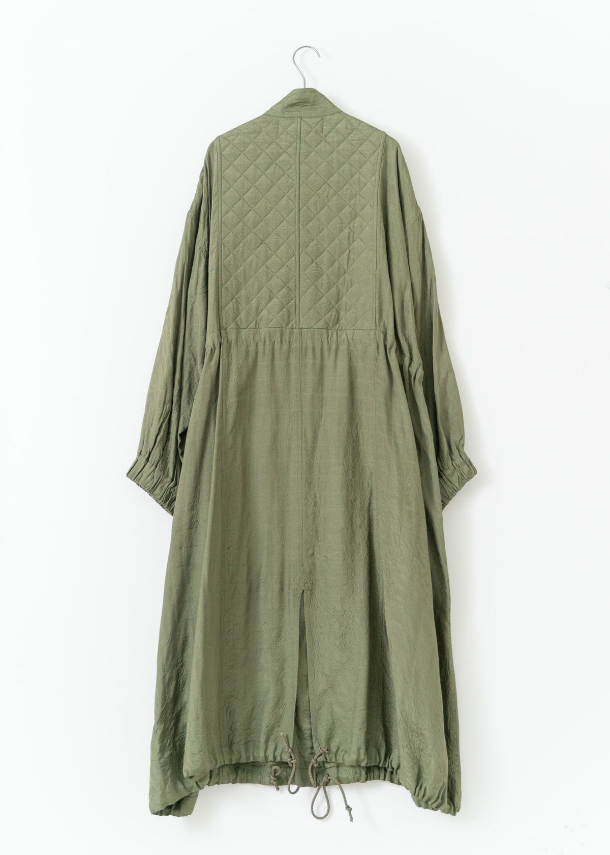 Square Stitch Long Coat