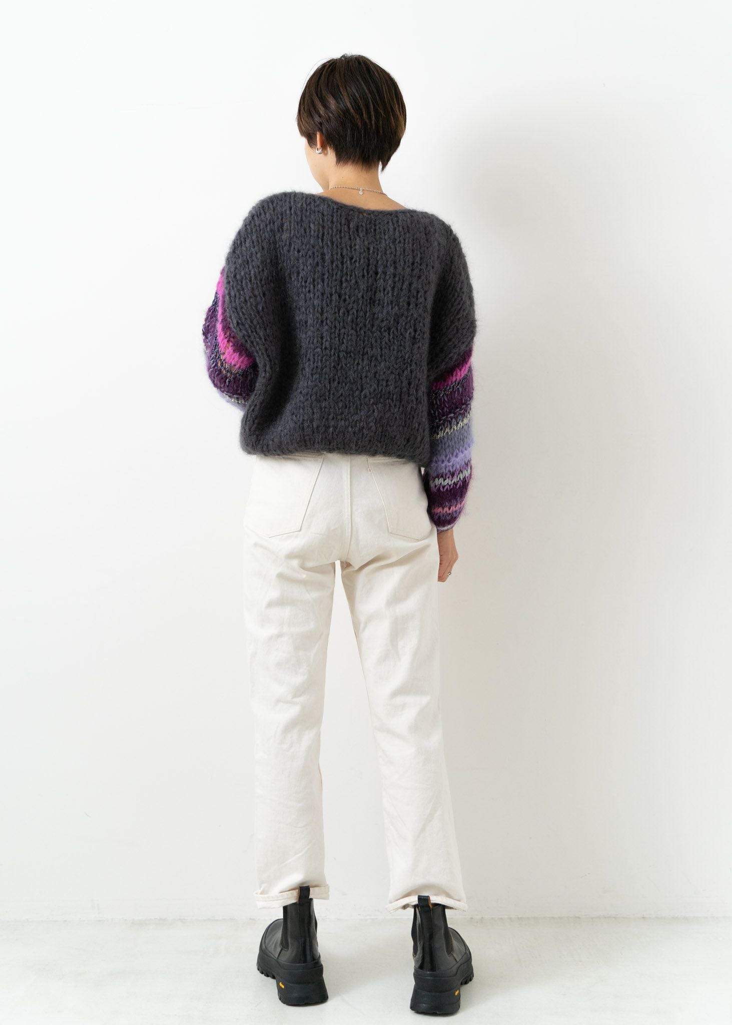 Border Knit Top | Pasand by ne Quittez pas | パサンドバイヌキテパ