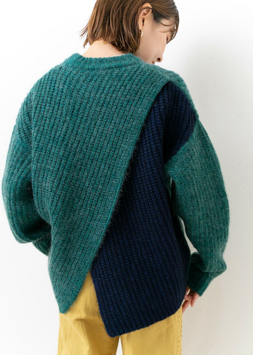 Wool And Shaggy Blend Sweater