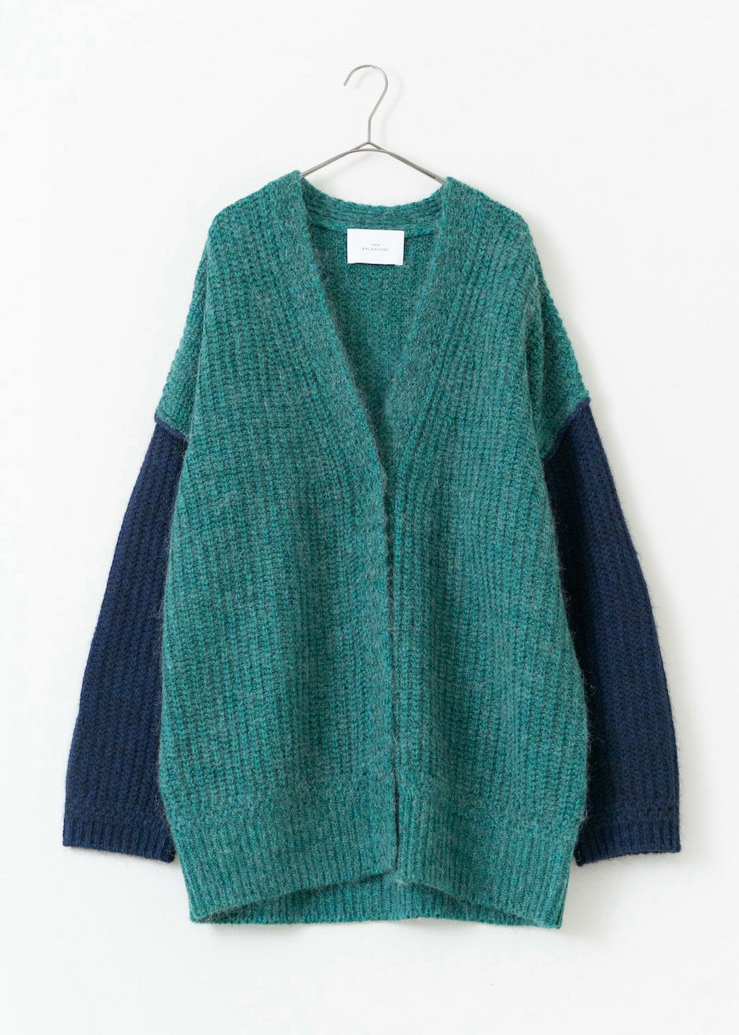 Wool And Shaggy Blend Cardigan