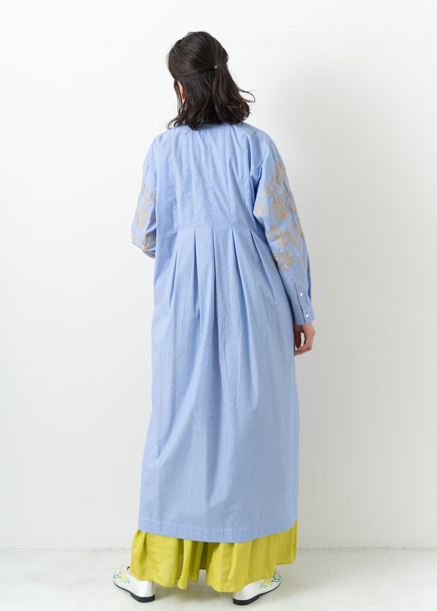 Cotton Poplin Zari Embroidery Shirts Dress | Pasand by ne Quittez ...