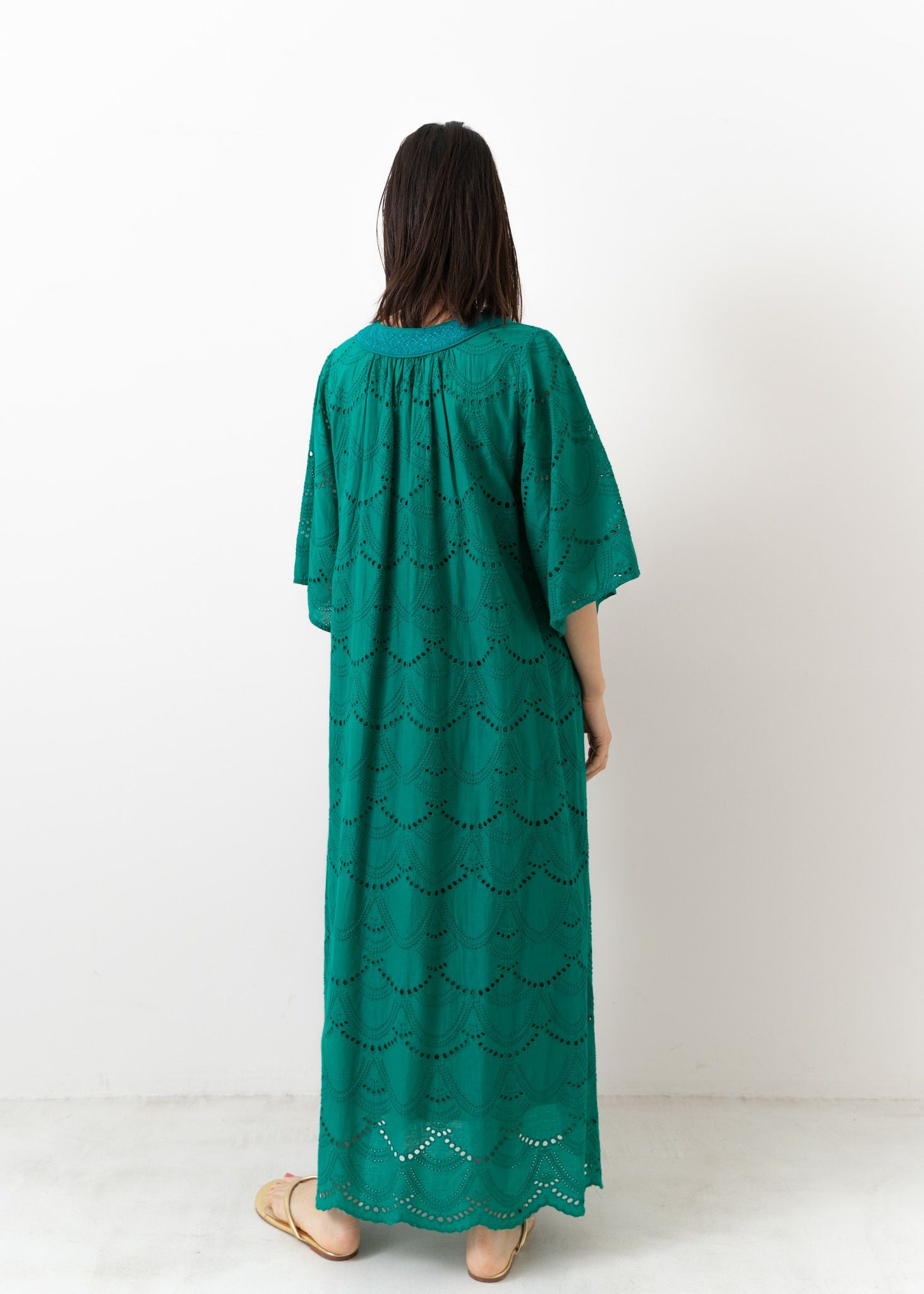 Cotton Voile Dot Hemla Dress | Pasand by ne Quittez pas | パサン