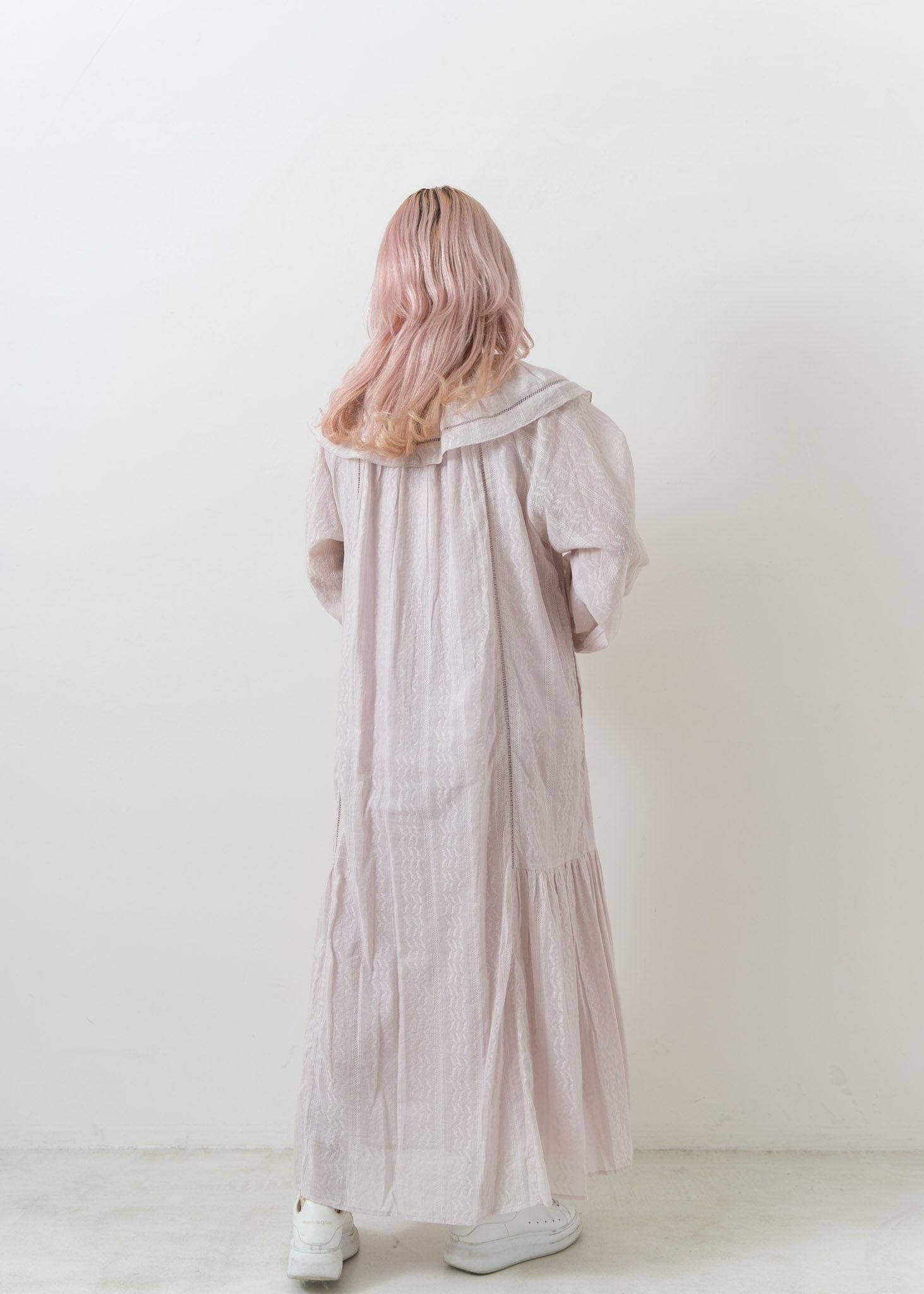 Cotton Jacquard Embroidery Dress